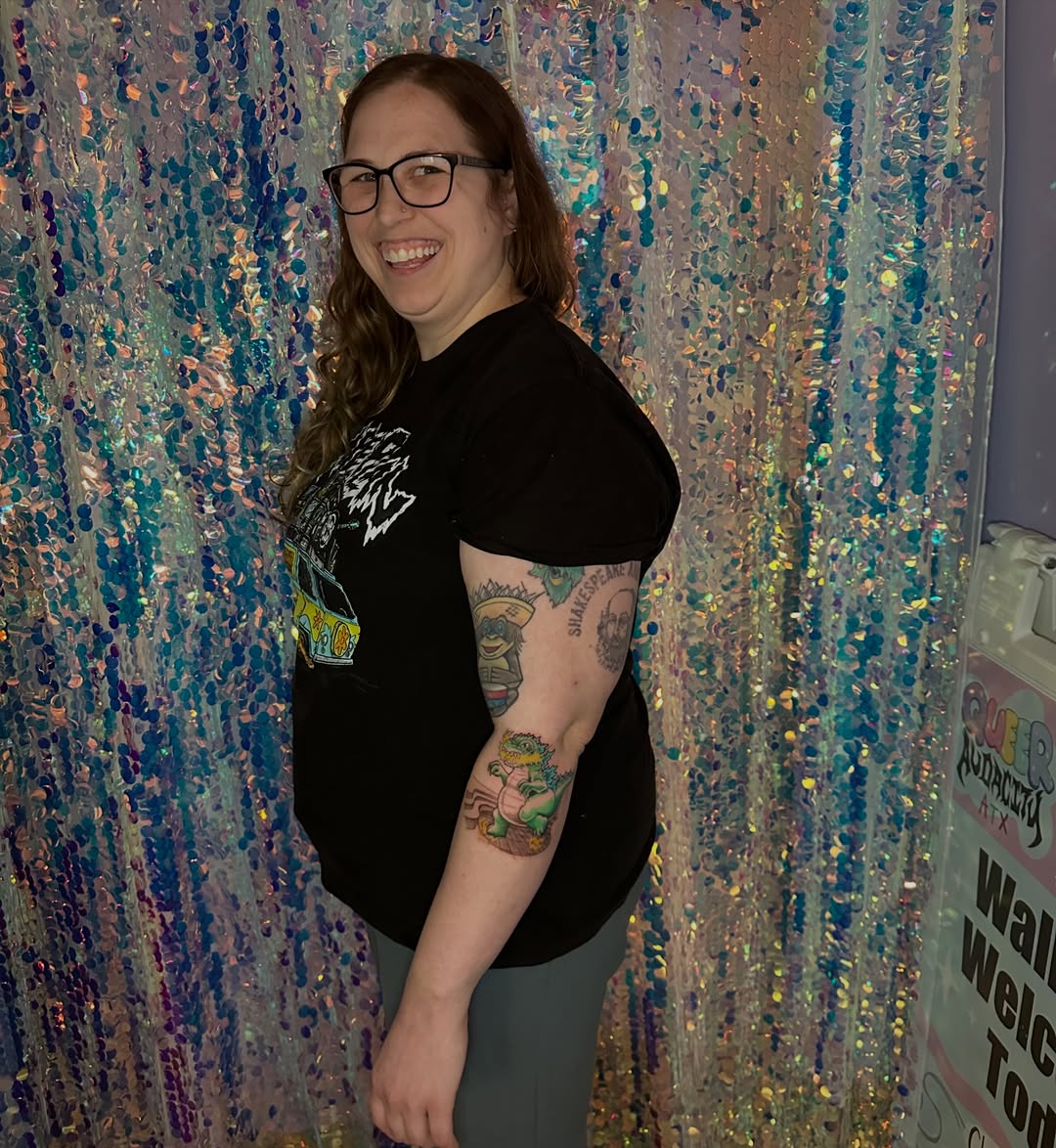 Tattooed arm American traditional tattoo on the forearm by Sunny, Austin, Texas
