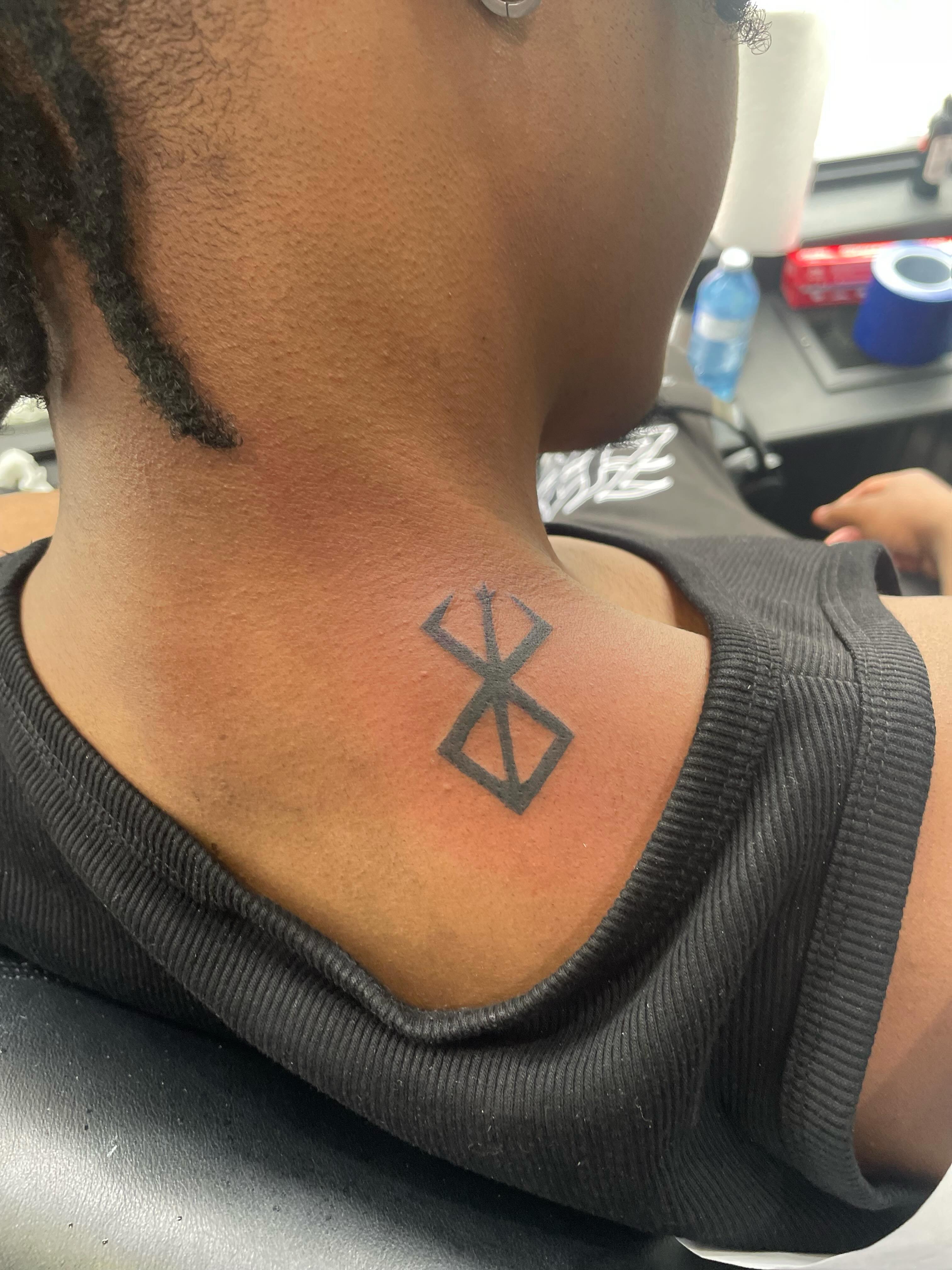 Tattoo by @dfineink — geometric