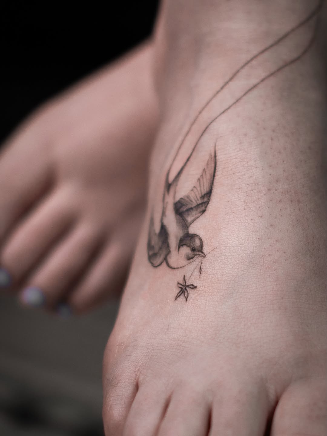 Tattoo by @studioariesrising β fine_line, black_and_grey