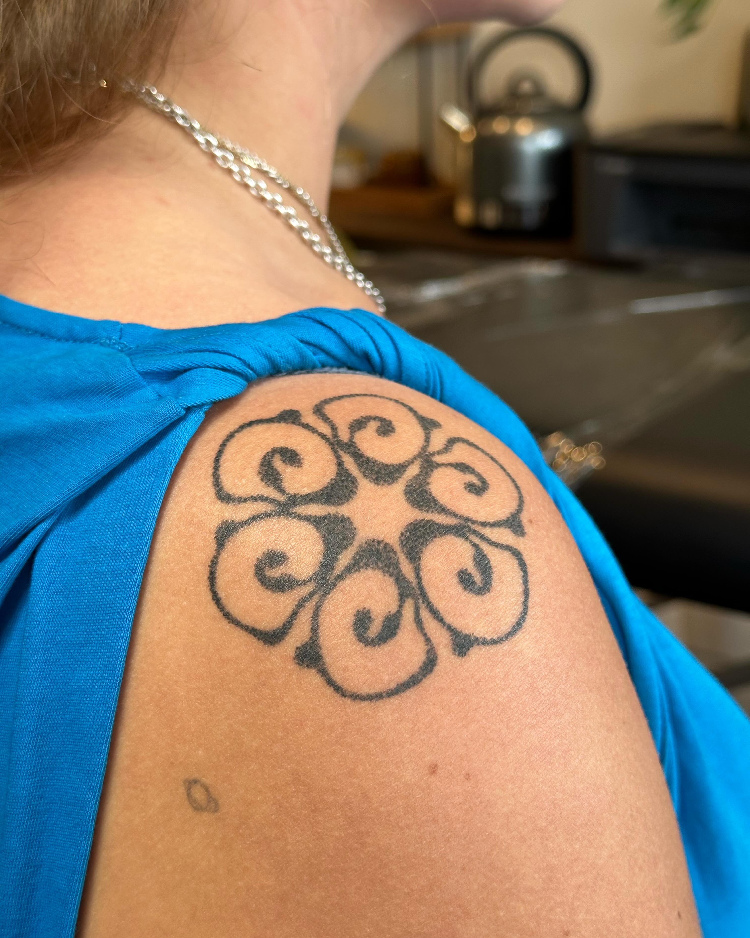 Tattoo by @rrrackham — geometric