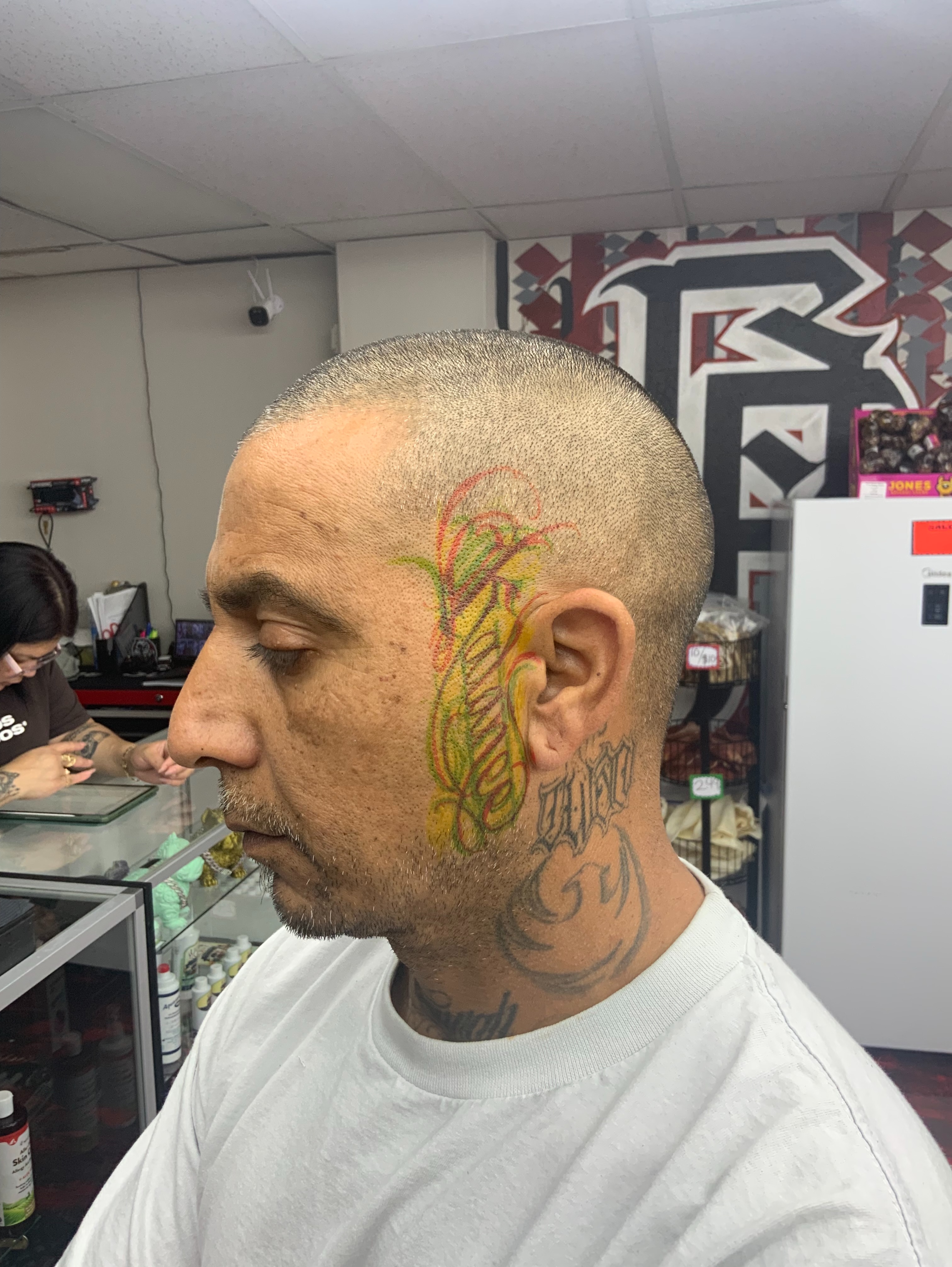 Tattoo by @paul_racks — dotwork
