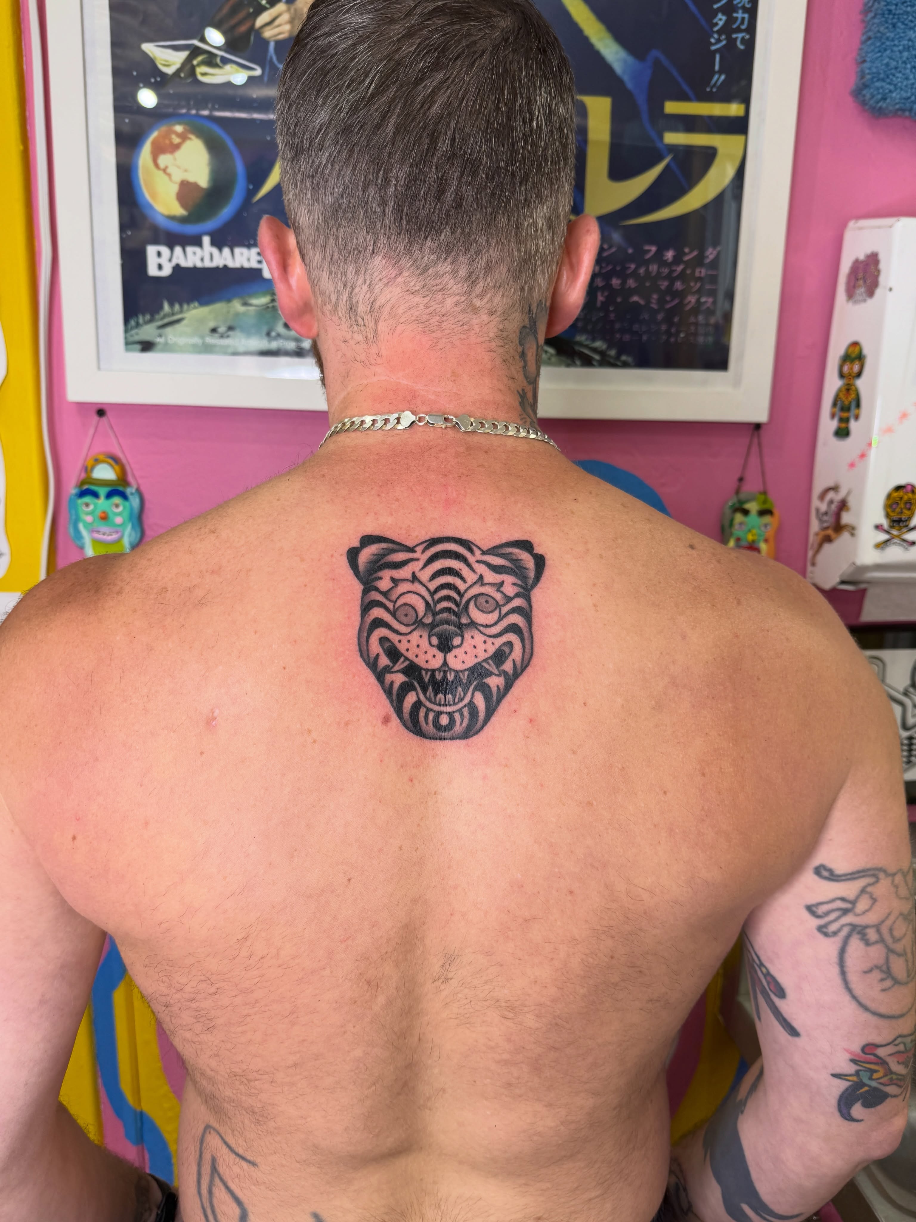 Tattoo by @wonkycube — black_and_grey