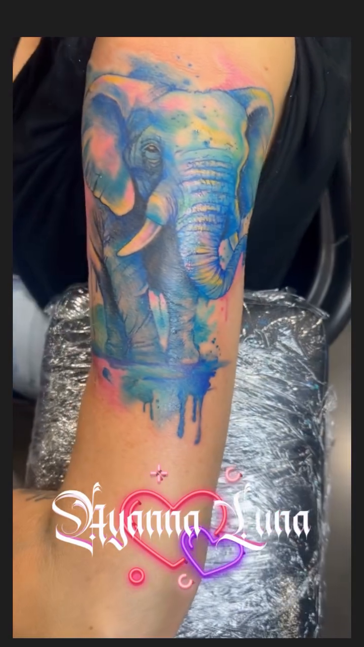 Tattoo by @inkbaby713 — watercolor, realism
