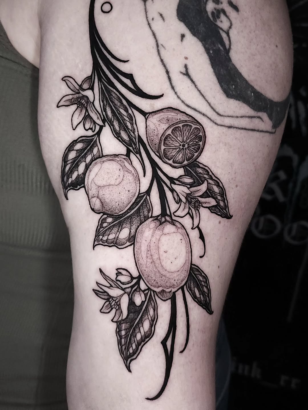 Tattoo by @inkeyestattoo — black_and_grey, fine_line