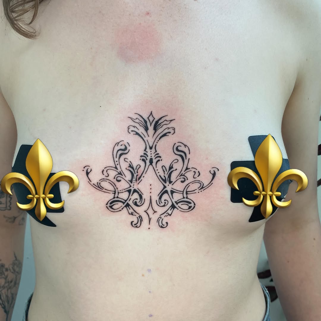 Tattoo by @woodniptat — ornamental, black_and_grey