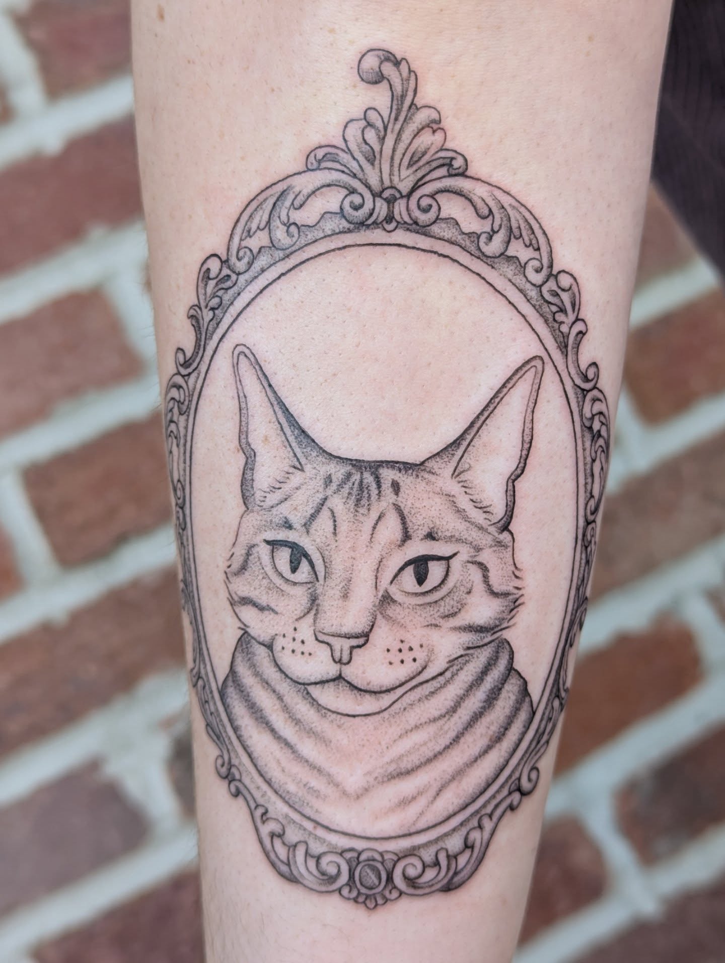 Tattoo by @colormemegantattoos โ realism, black_and_grey