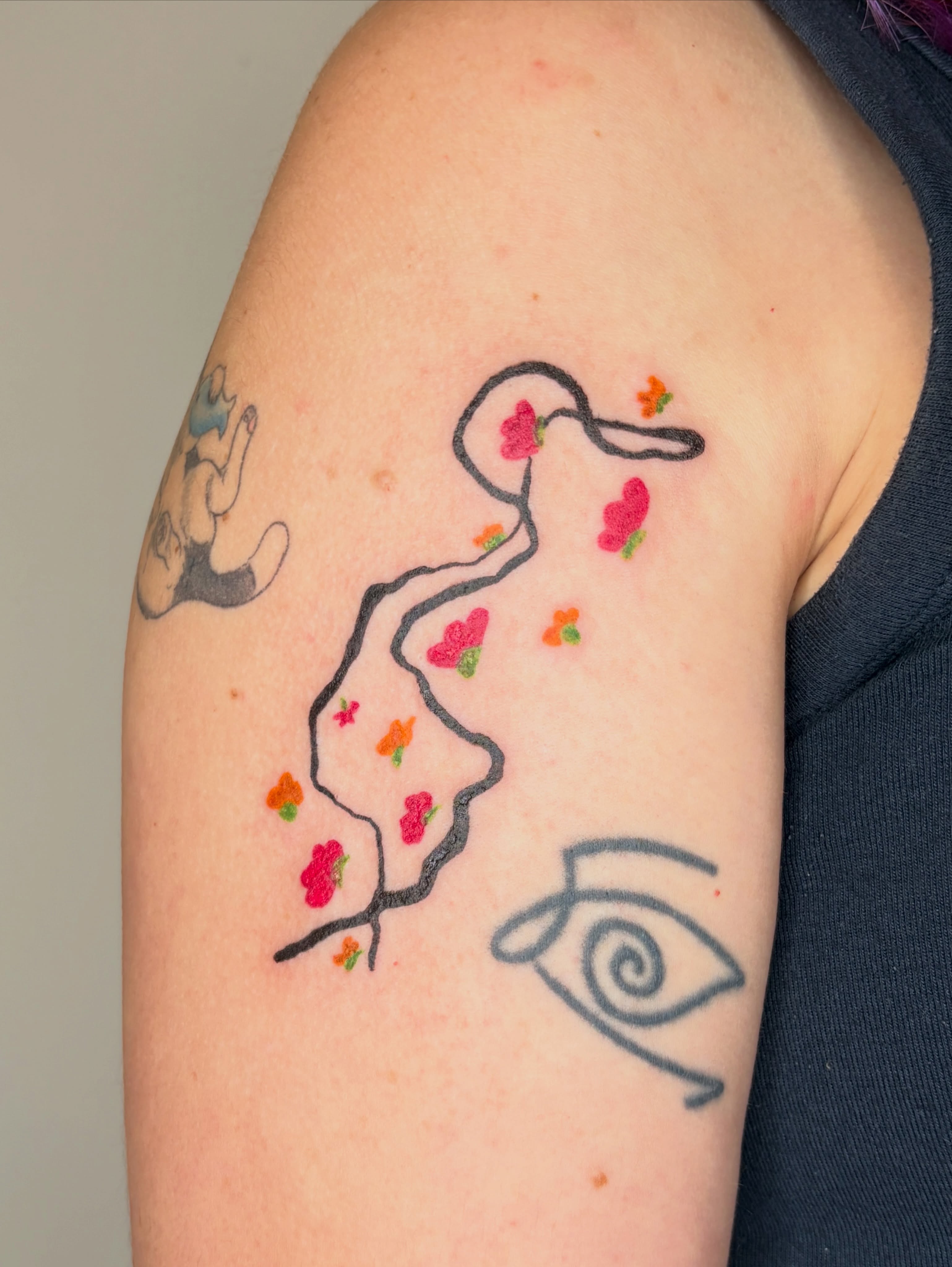 Tattoo by @sketchesonskin — dotwork