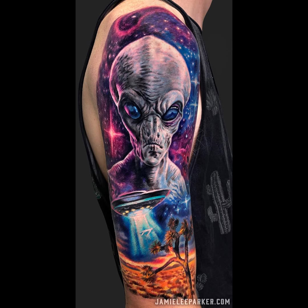 Tattoo by @jamieleeparker — realism, dark_realism