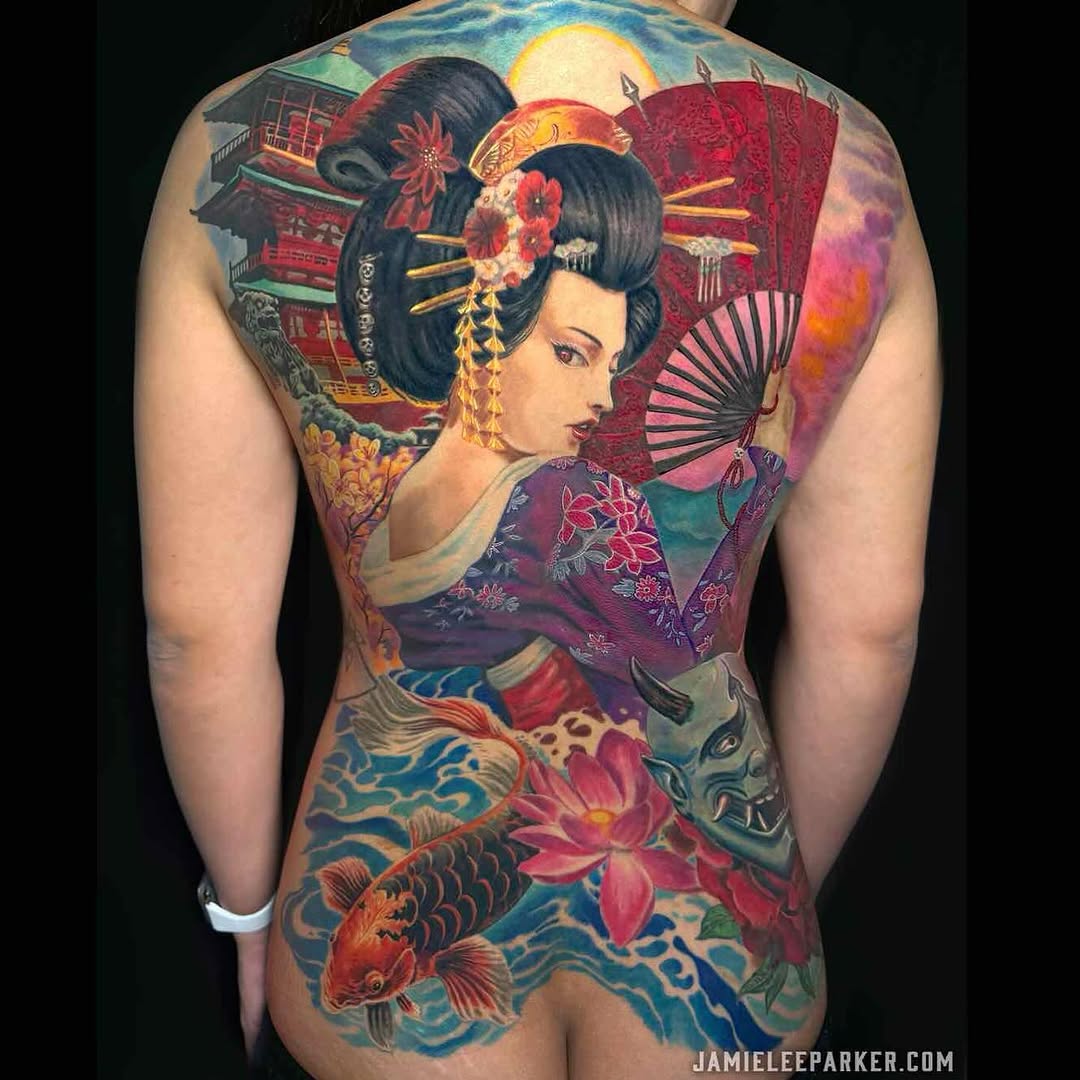 Tattoo by @jamieleeparker — japanese_irezumi, realism