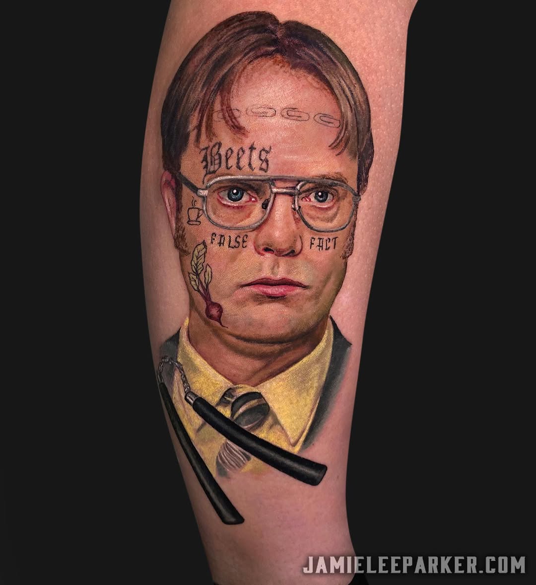 Tattoo by @jamieleeparker — realism, lettering_script