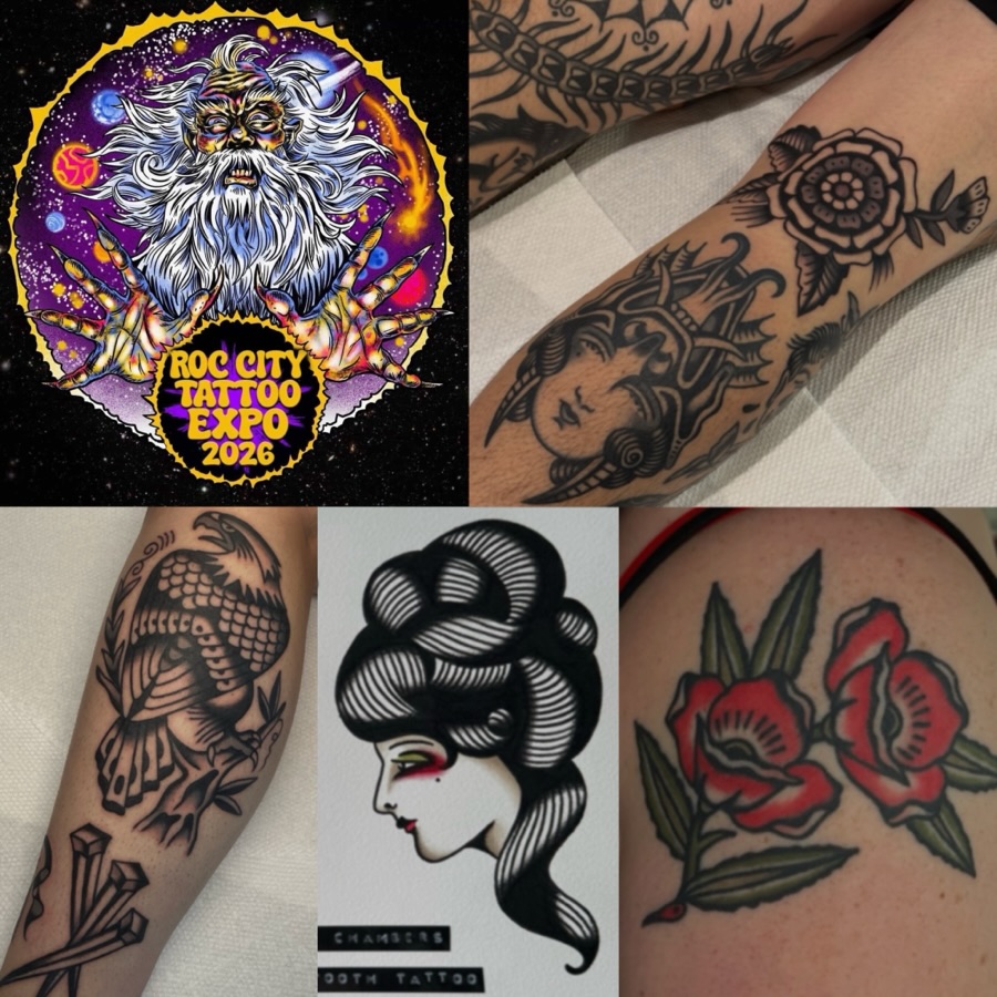 Tattoo by @erintat2 โ american_traditional, black_and_grey