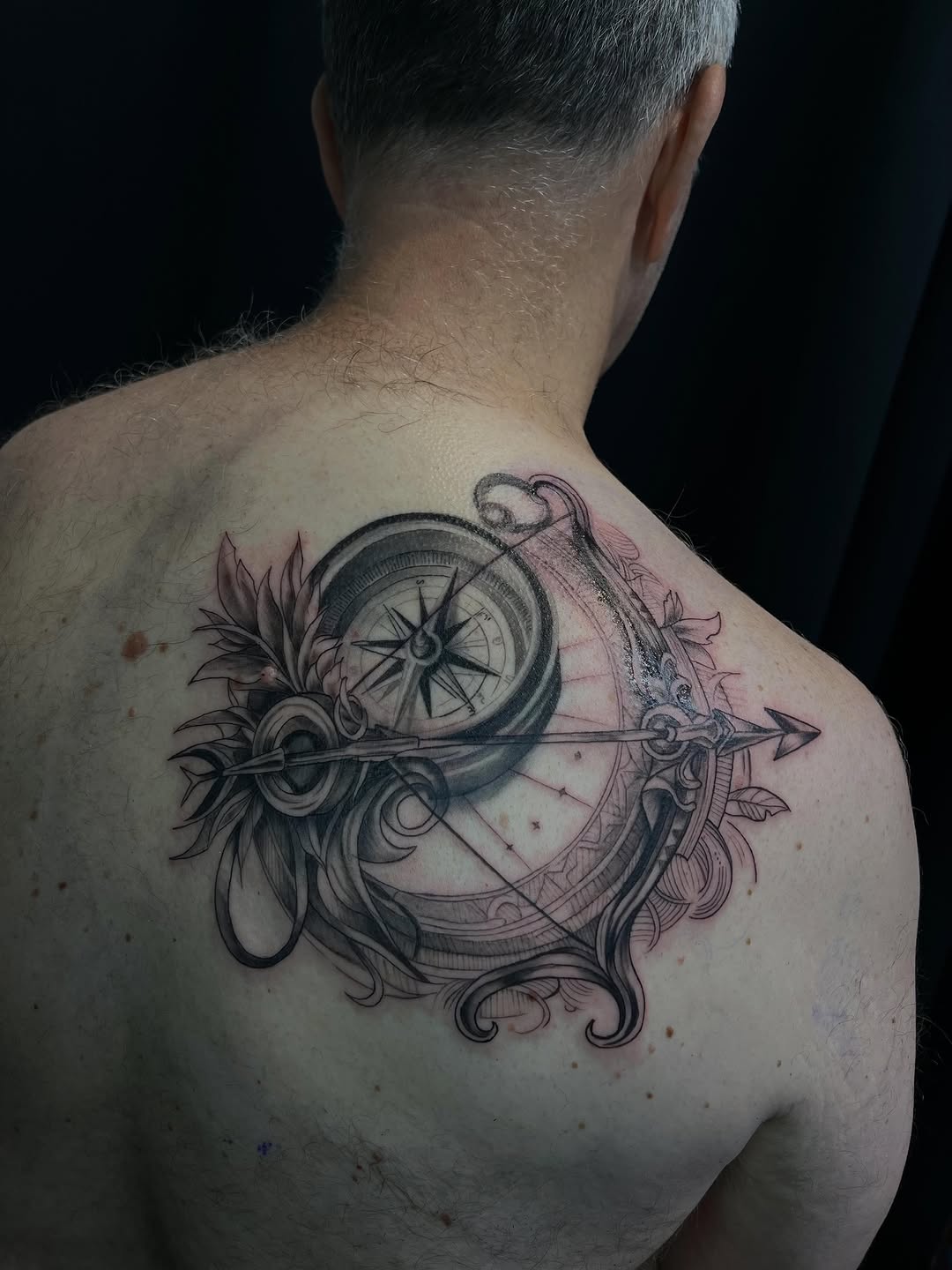 Tattoo by @tattoobydaphne — black_and_grey, realism