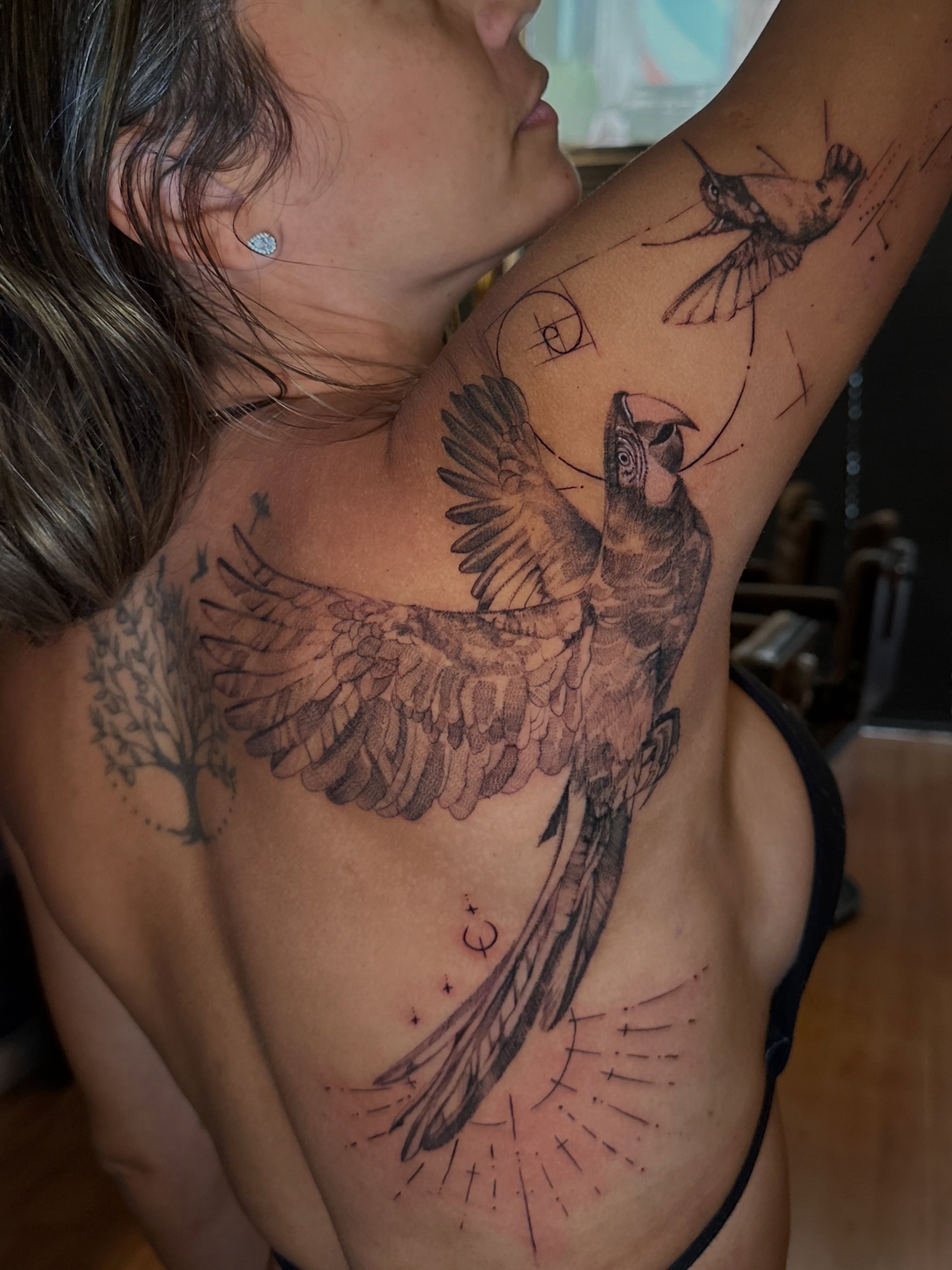 Tattoo by @morenotattoow — black_and_grey, realism