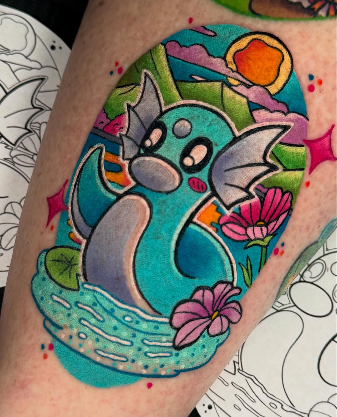 Tattoo by @briannadicksonart — new_school, dotwork