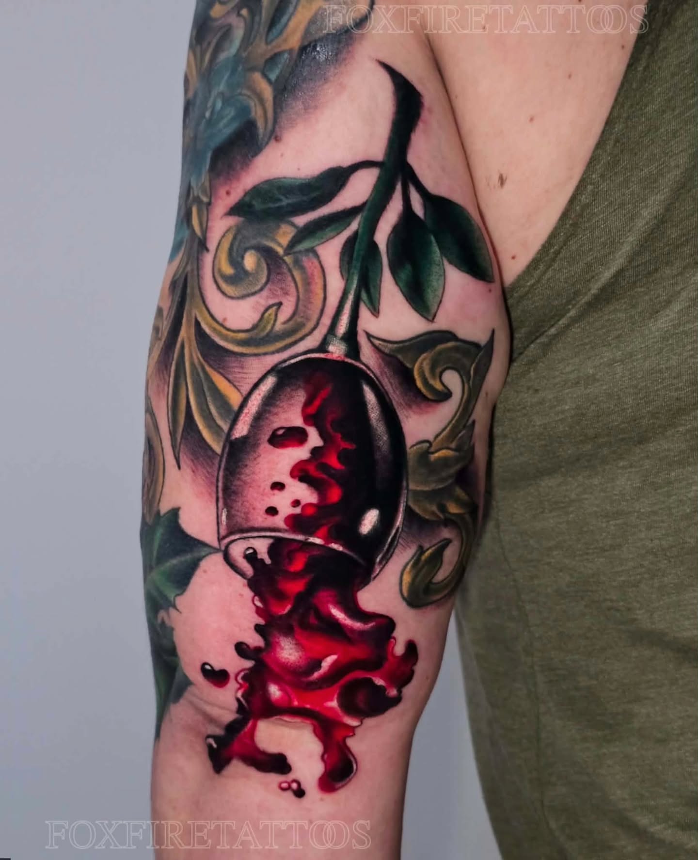Tattoo by @foxfiretattoos β american_traditional