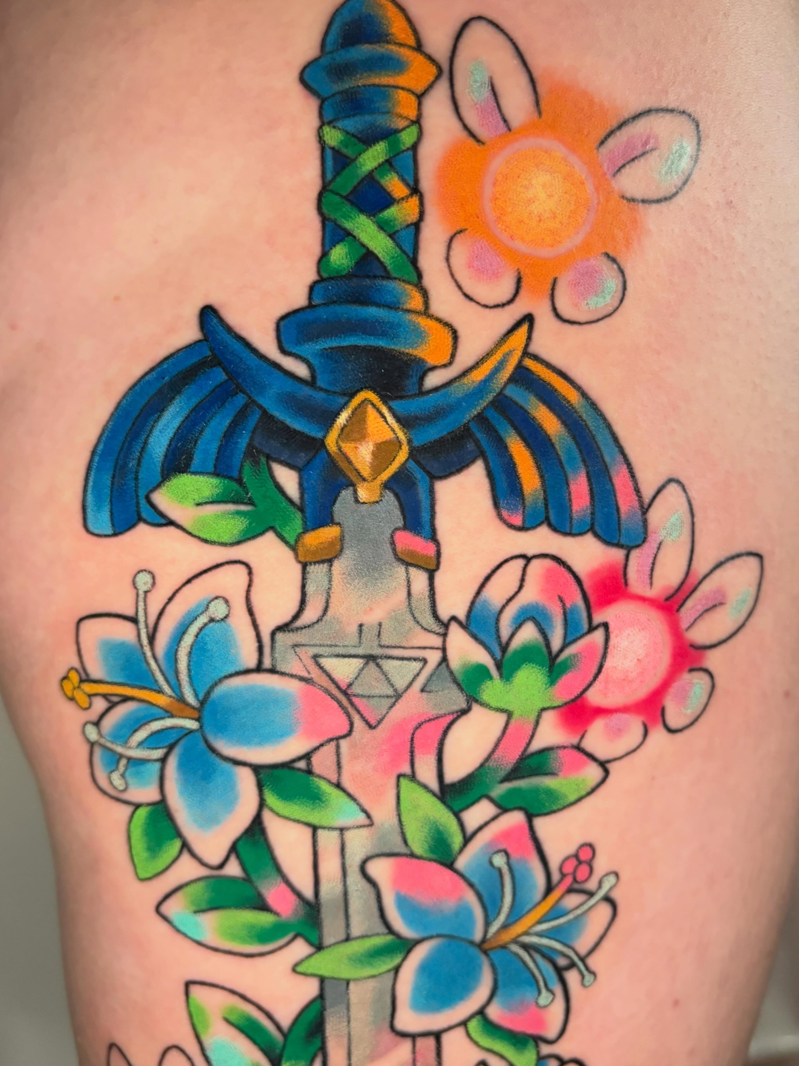 Tattoo by @pixiekaletattoos — american_traditional, new_school