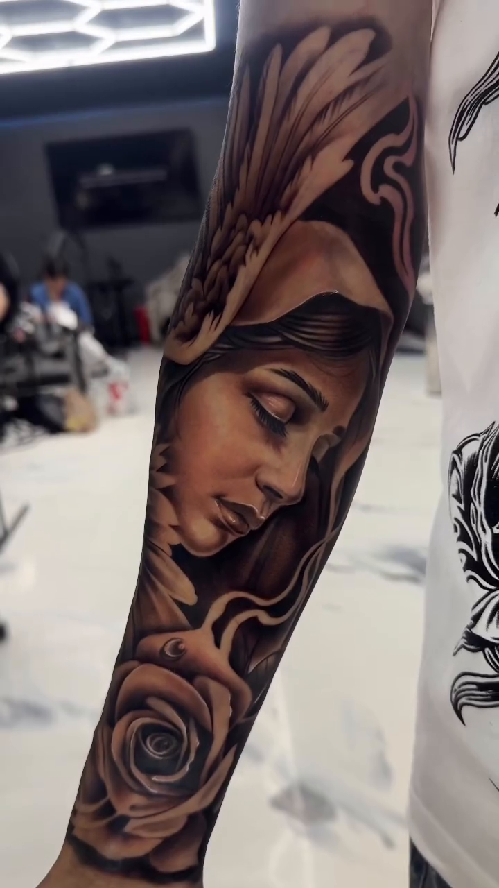 Tattoo by @tattoosbyivang — realism, black_and_grey