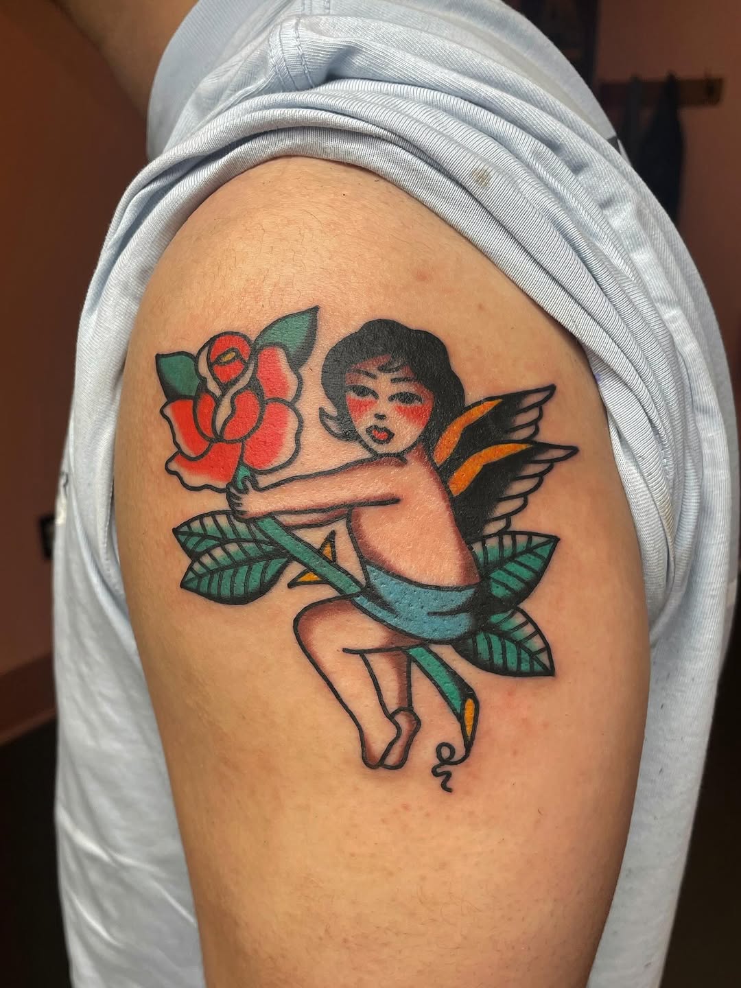 Tattoo by @lovelettersnancy — american_traditional