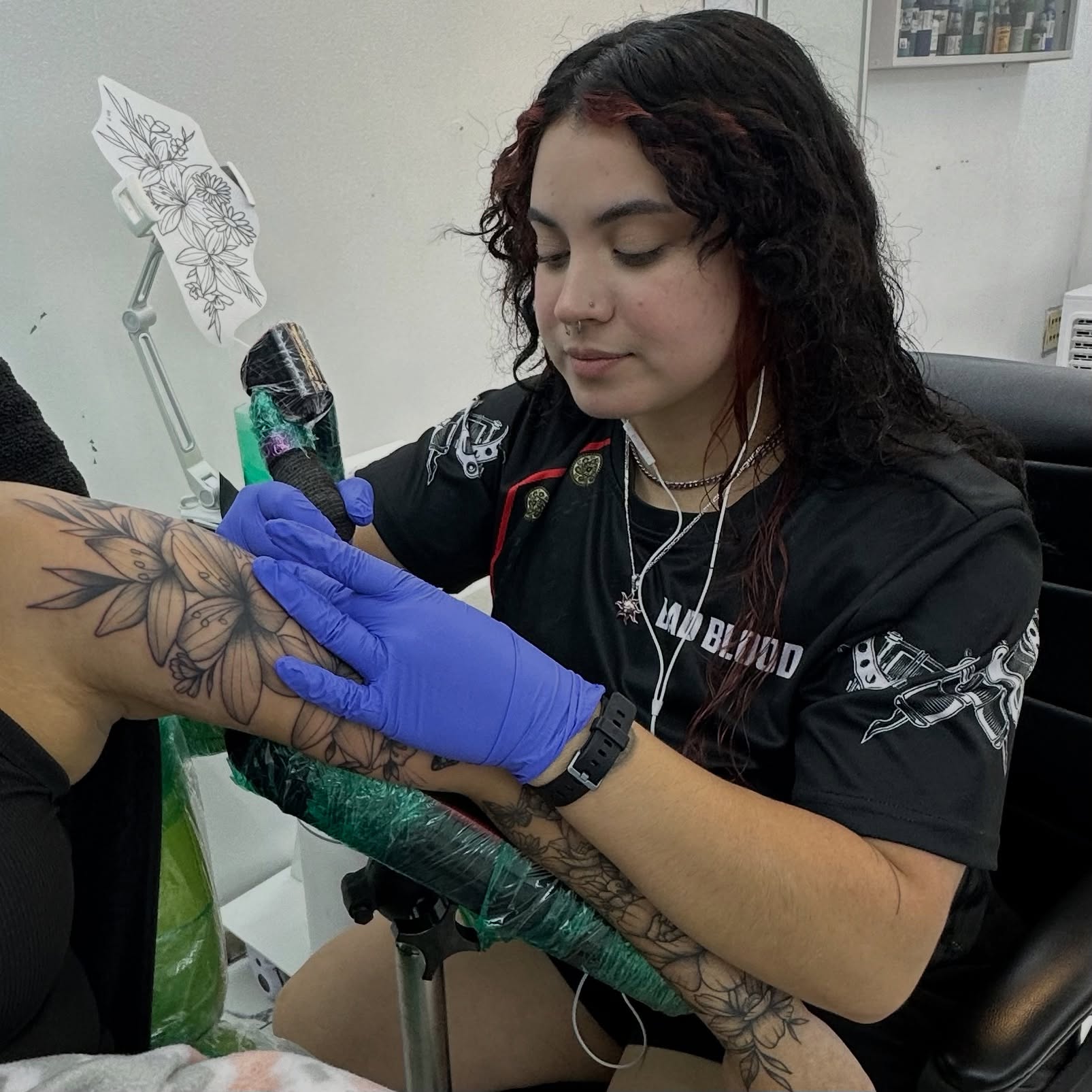 Tattoo by @groovygal_tattoos โ black_and_grey