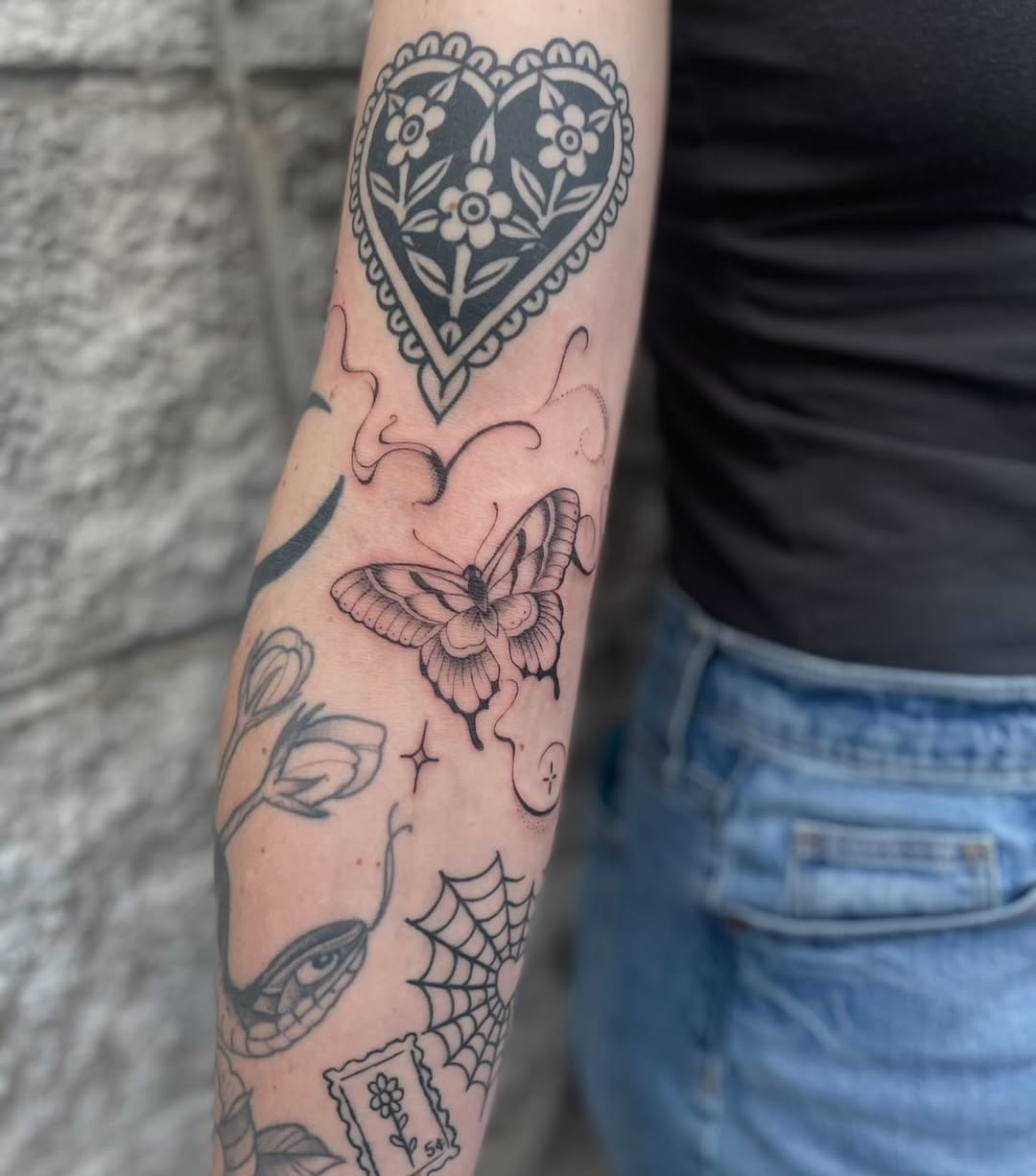 Tattoo by @holy3tattoos — fine_line, black_and_grey