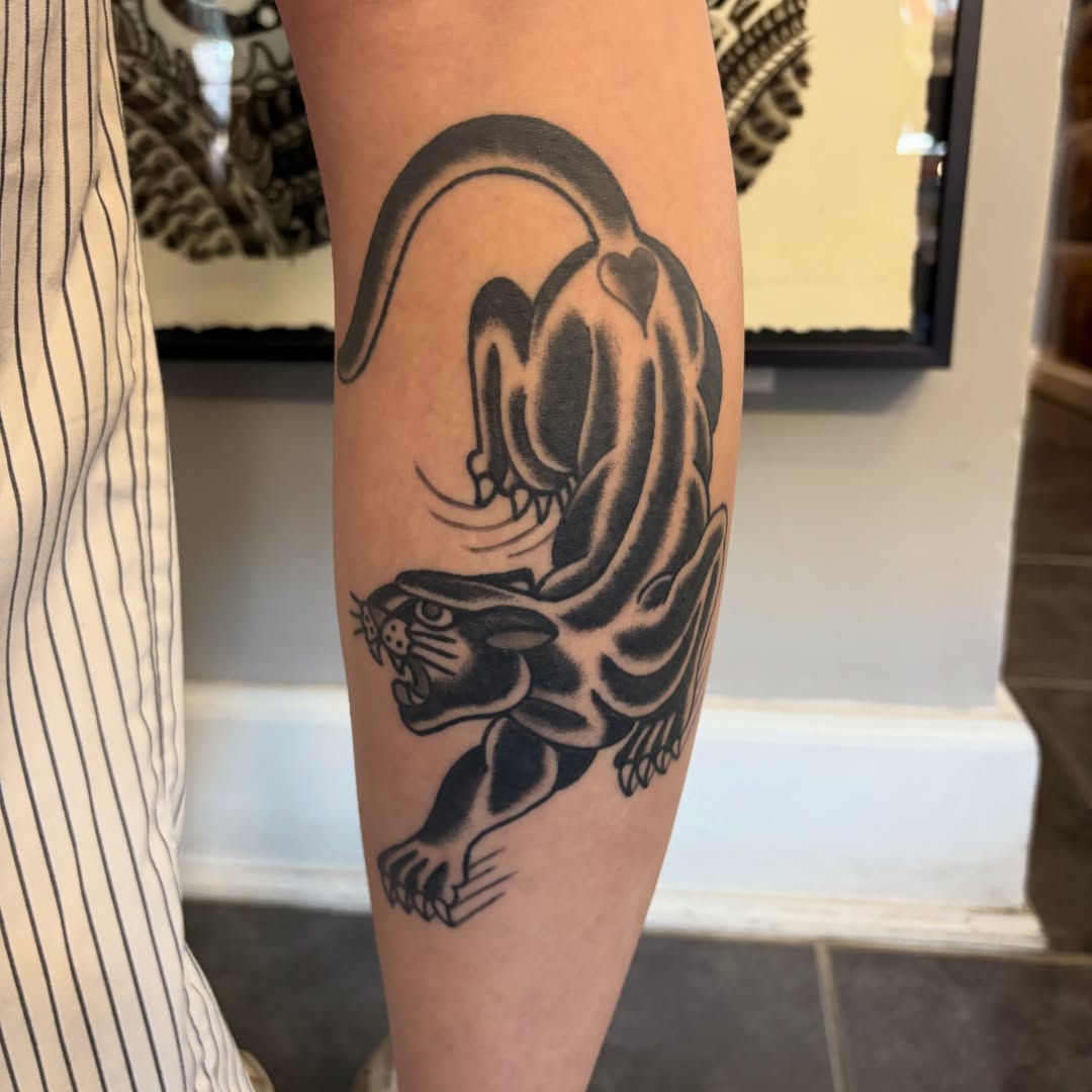 Tattoo by @foreversadaustin — black_and_grey