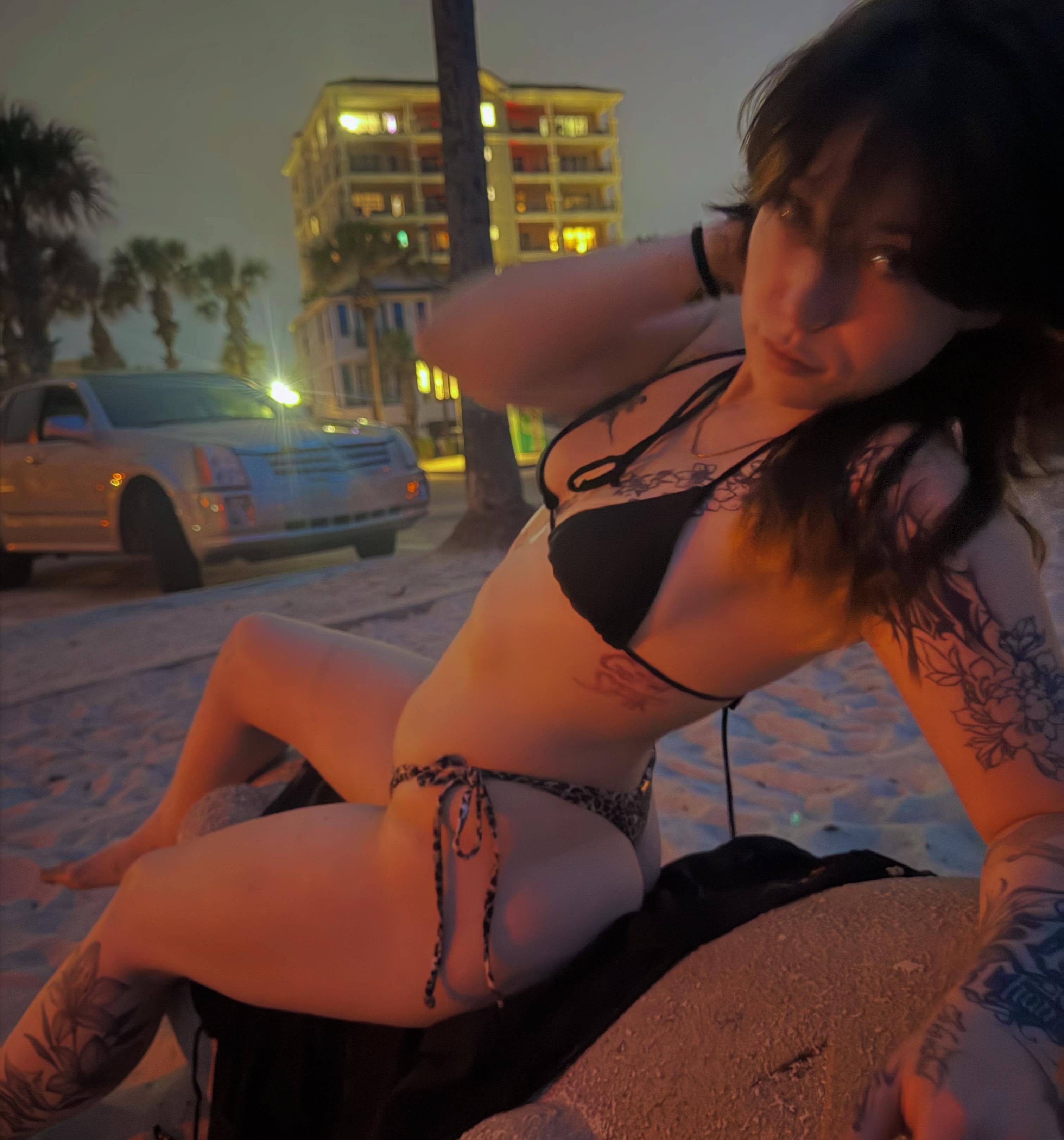 Tattooed bikini black and grey tattoo on the torso by 𝕶𝕬𝕿