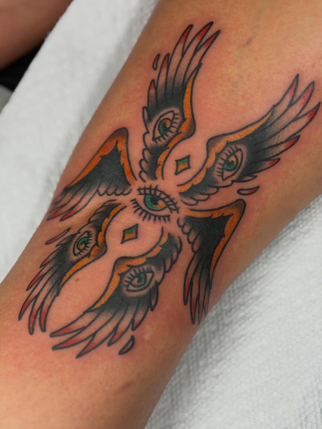 Tattoo by @aprilflowerstattoo โ neo_traditional