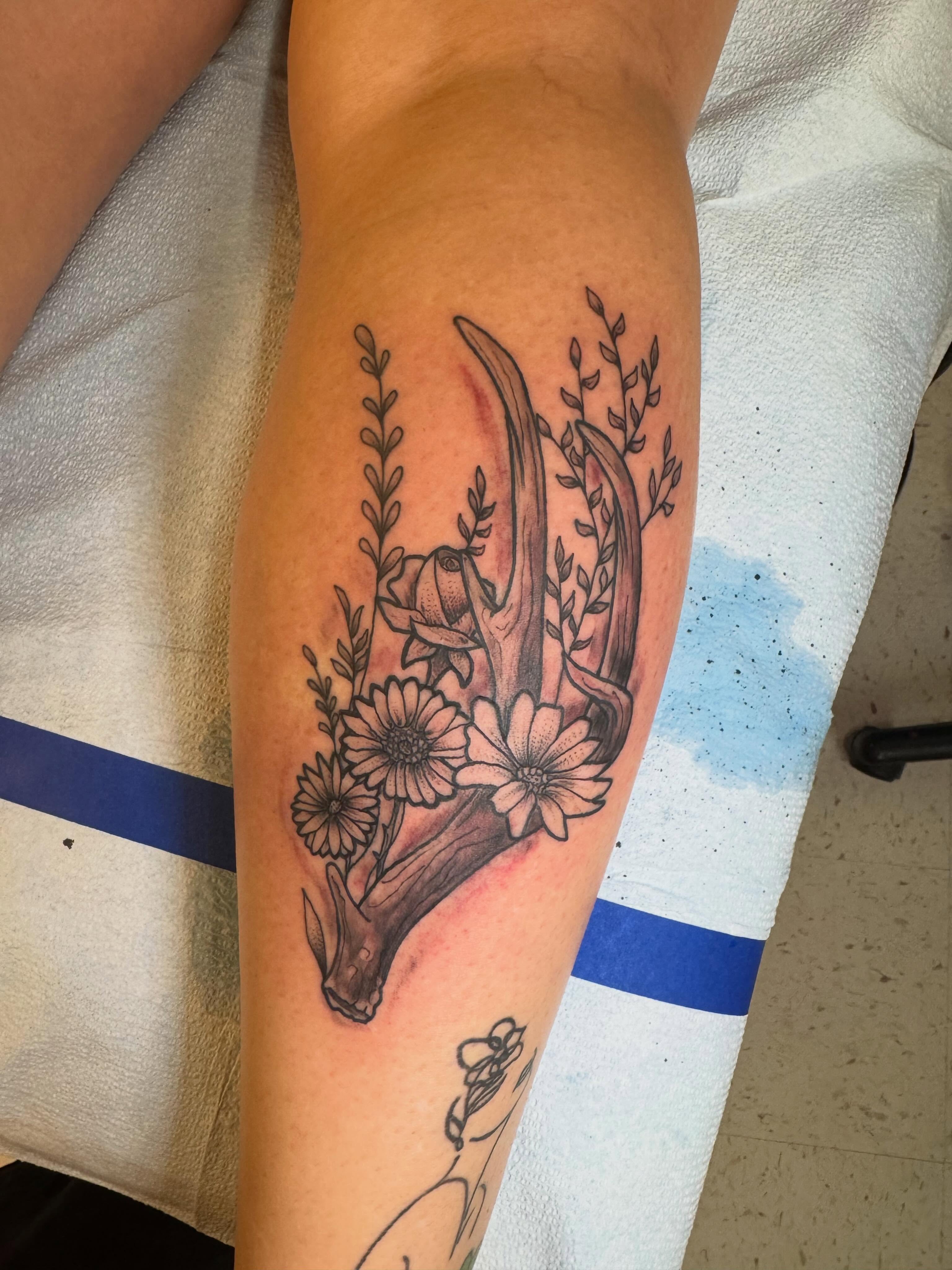 Tattoo by @catfishjimmytattoos — black_and_grey