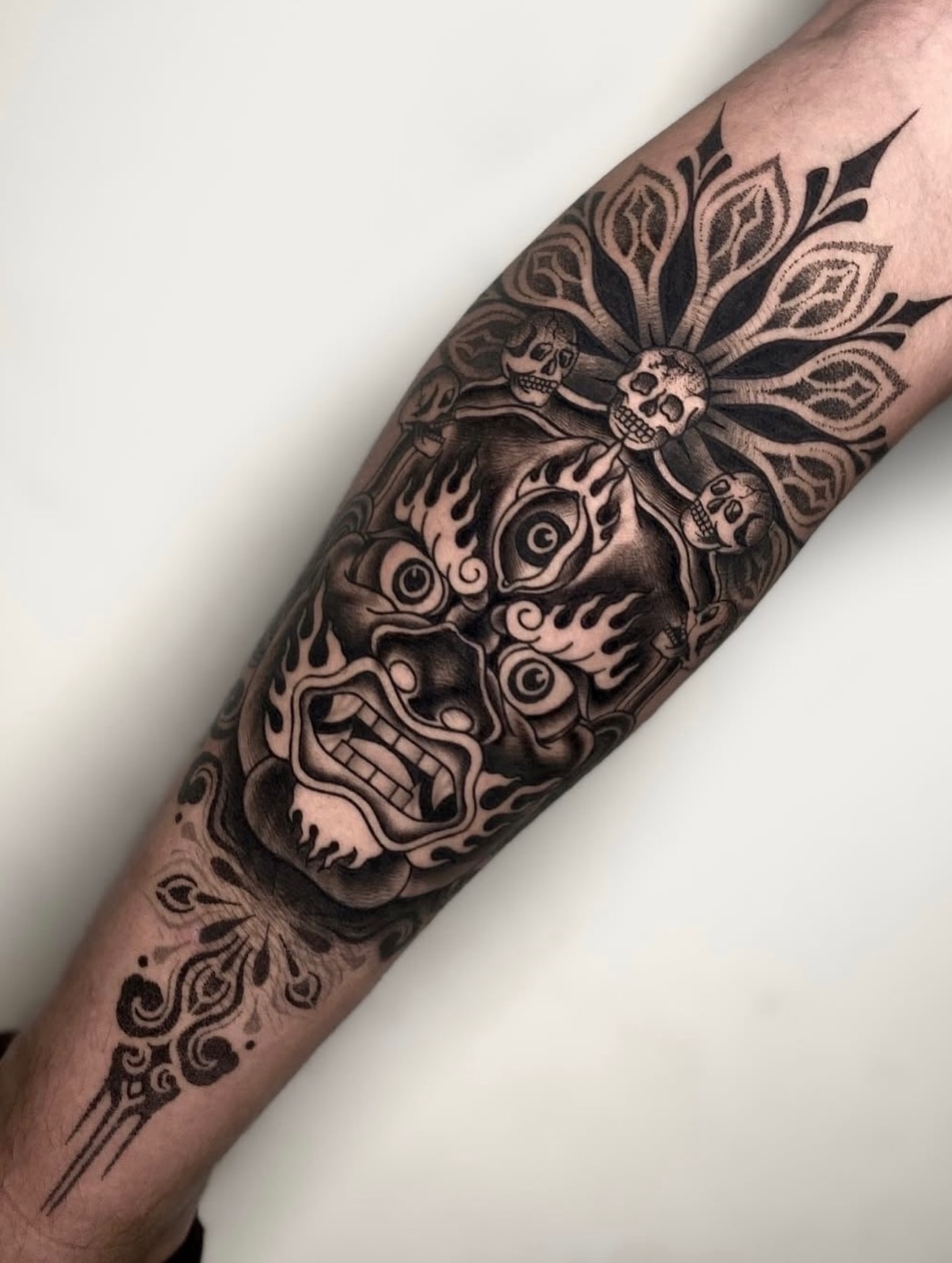 Tattoo by @senemtattooer — black_and_grey, realism