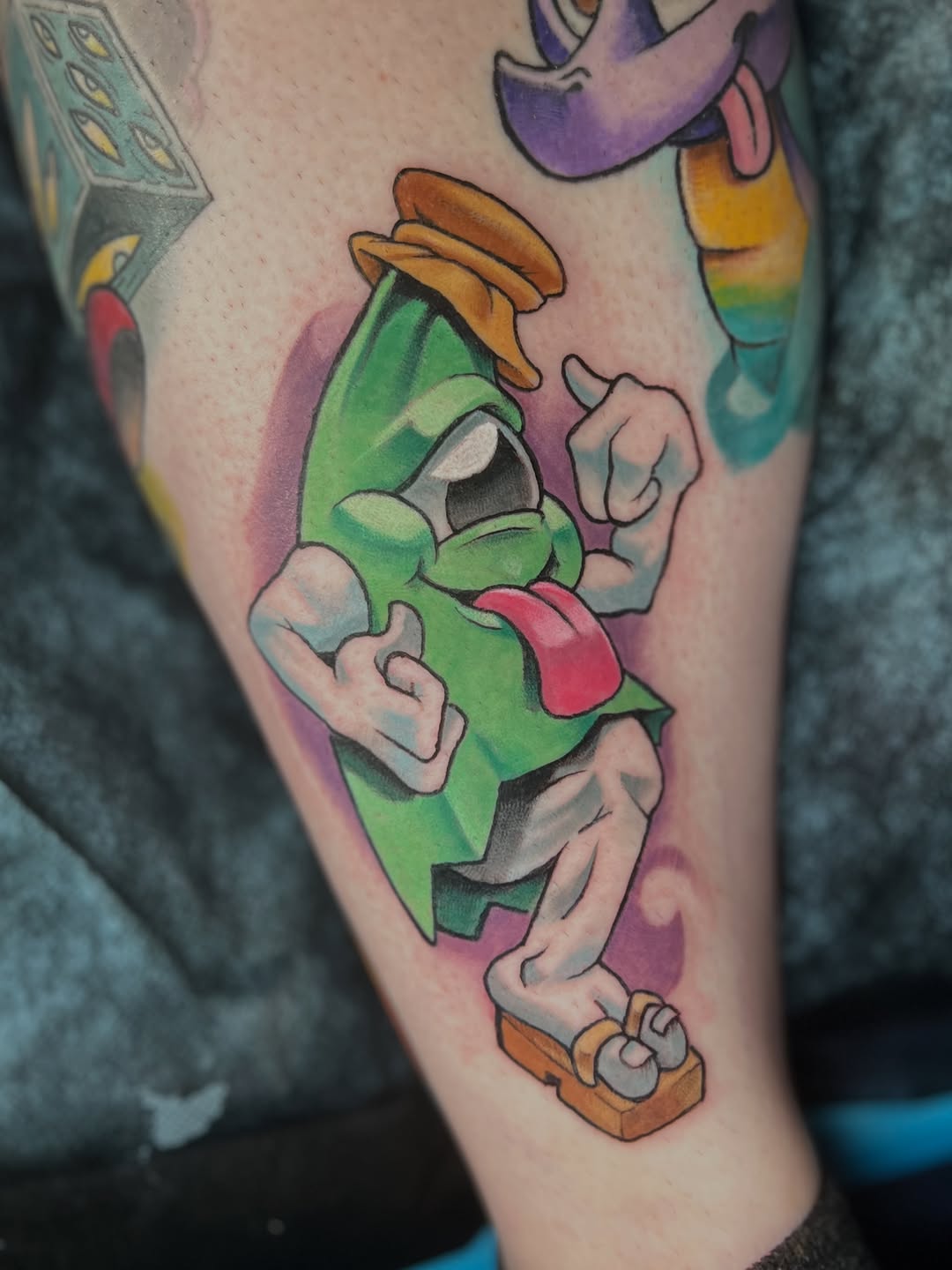 Tattoo by @haleboy.tattoos — new_school, anime