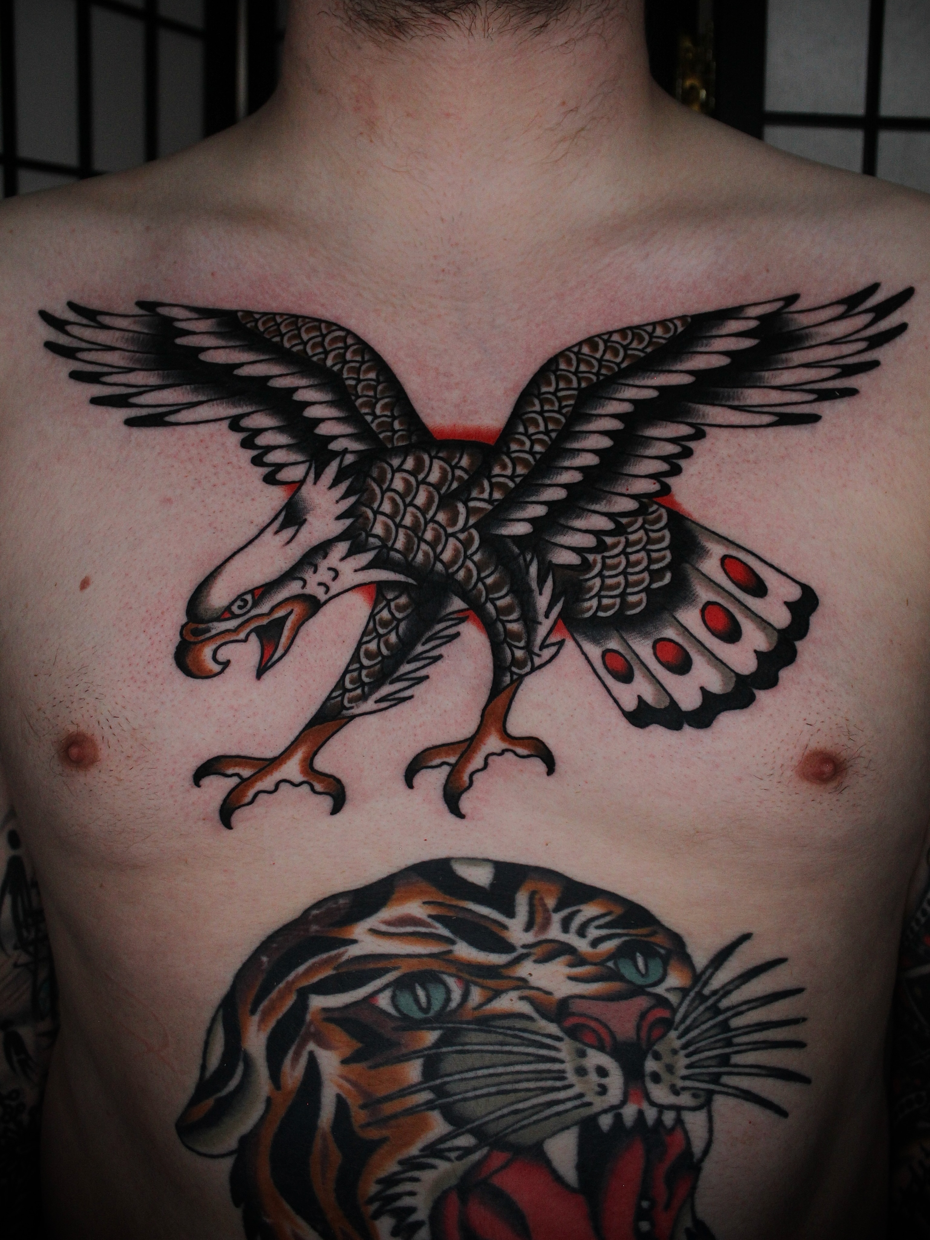 Tattoo by @dustinstemen โ american_traditional