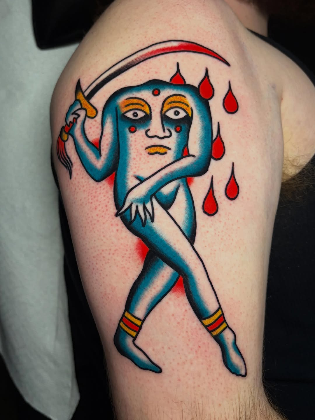 Tattoo by @davidarmacost โ neo_traditional