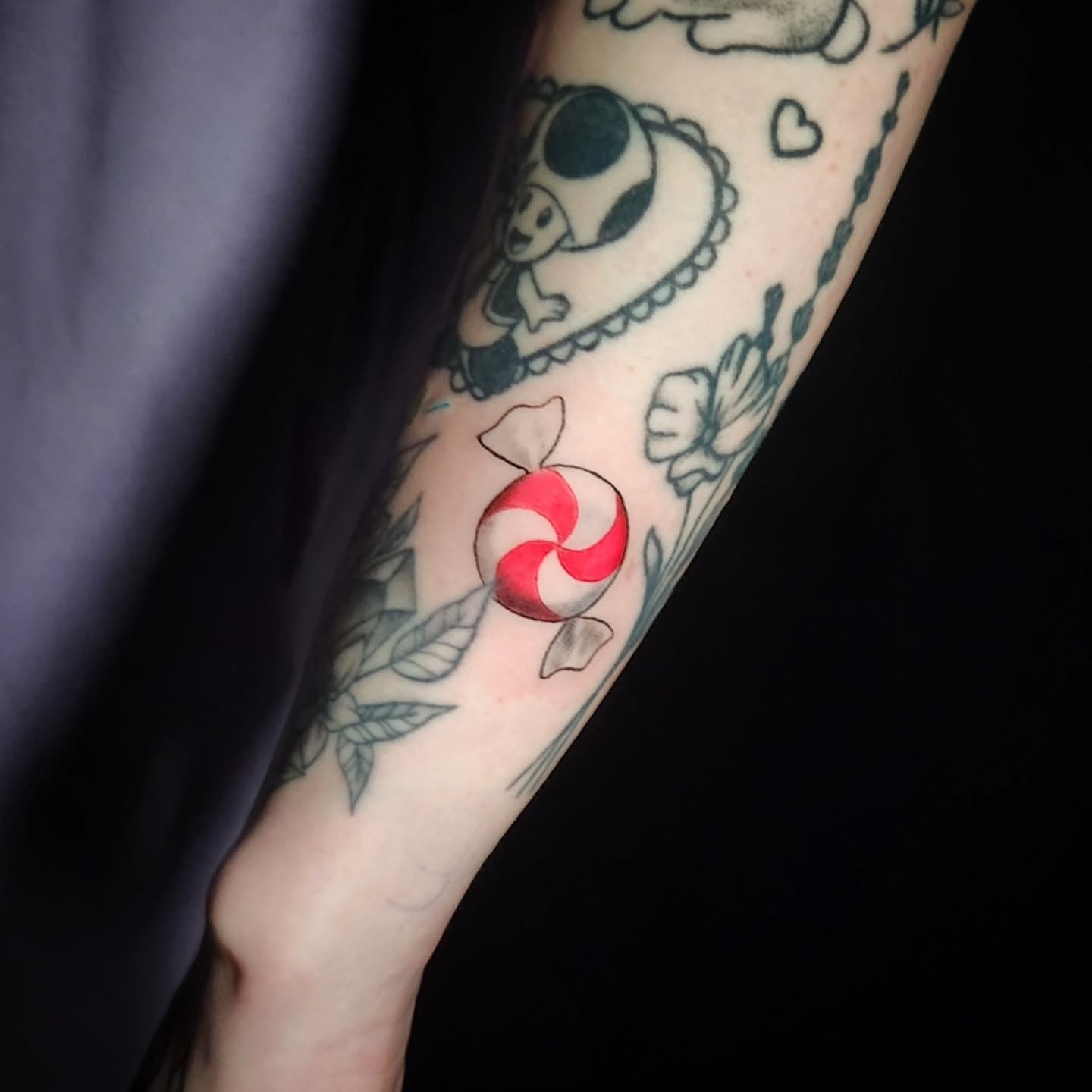 Tattoo by @arthurshail — dotwork