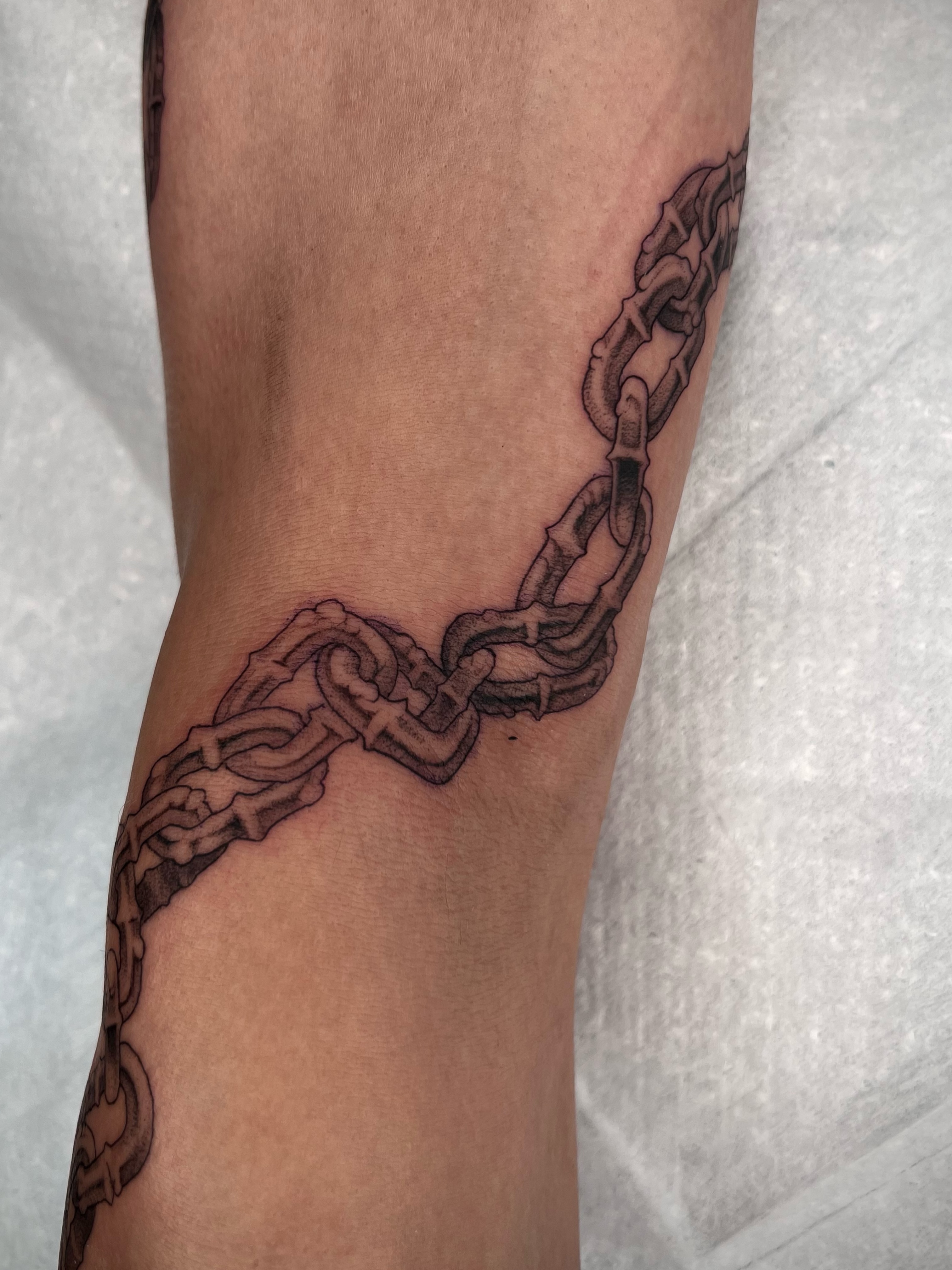 Tattoo by @revoltingworship β black_and_grey
