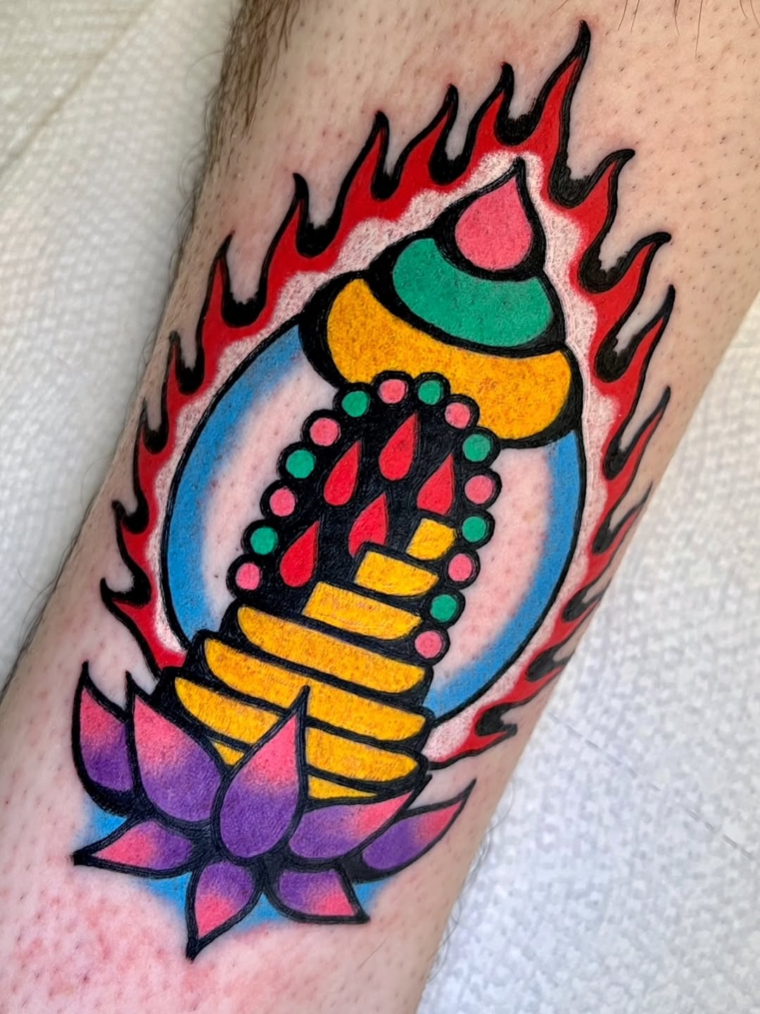 Tattoo by @jonnybearhands — american_traditional