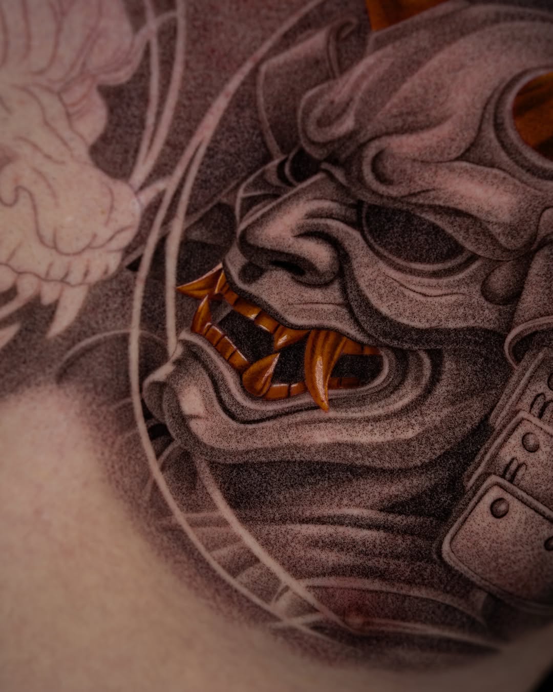 Tattoo by @jonlaflore — black_and_grey, dotwork