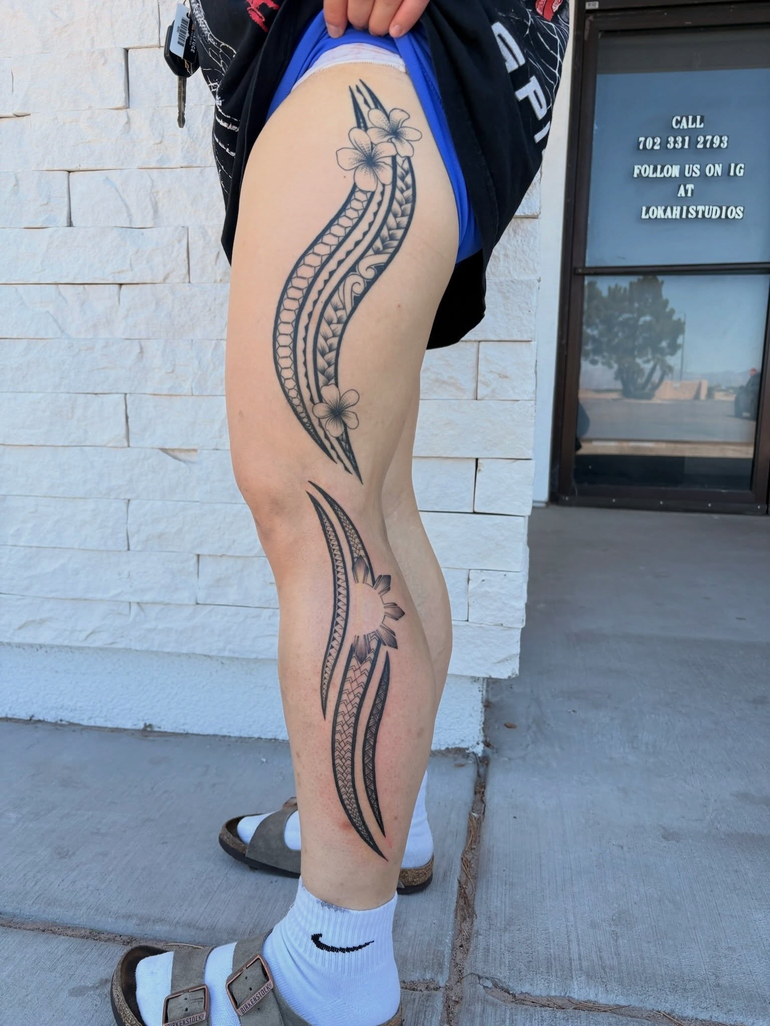 Tribal leg tattoo tribal tattoo on the leg by tati 🇬🇺🇵🇭