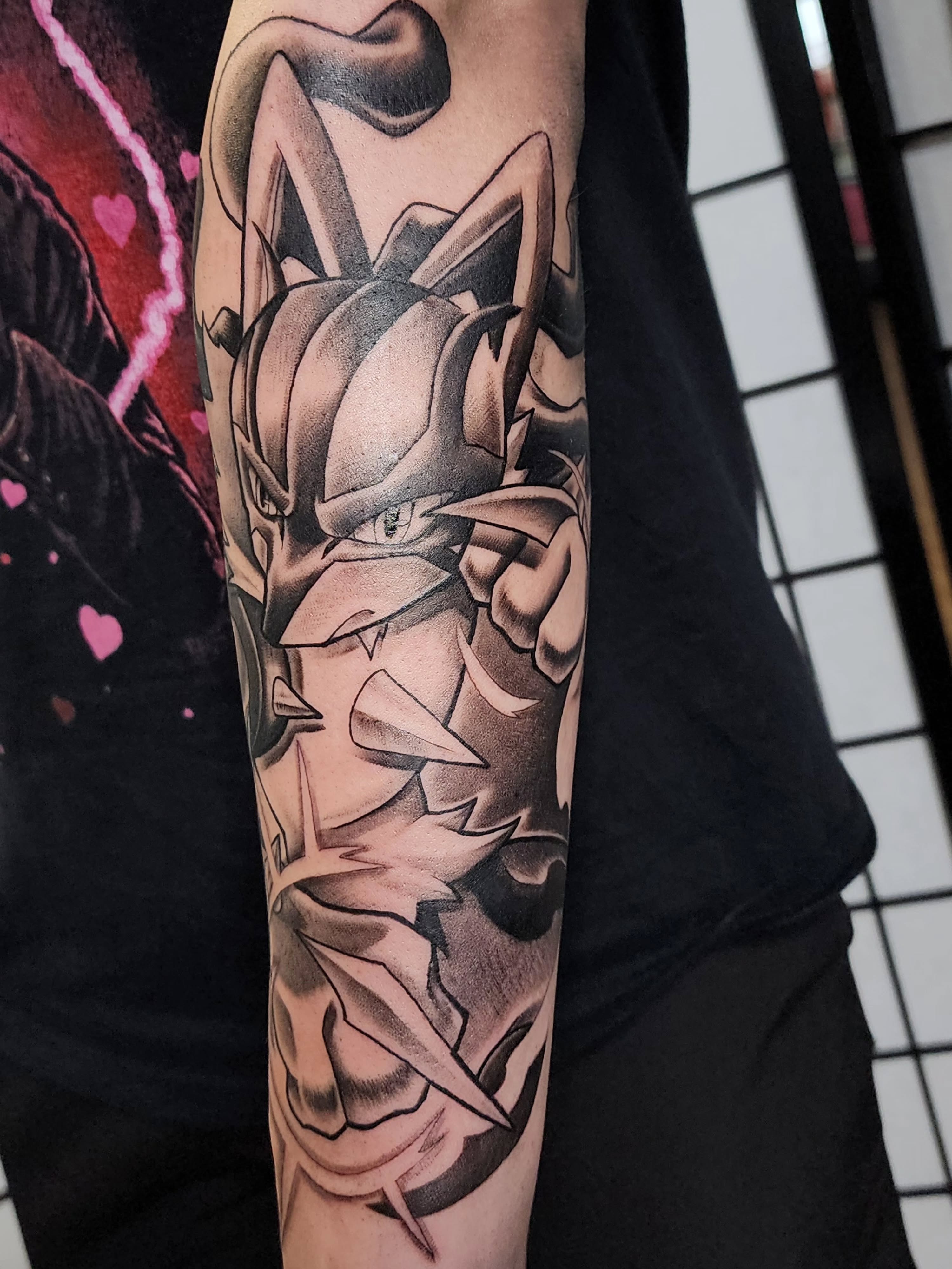 Tattoo by @workofant — black_and_grey