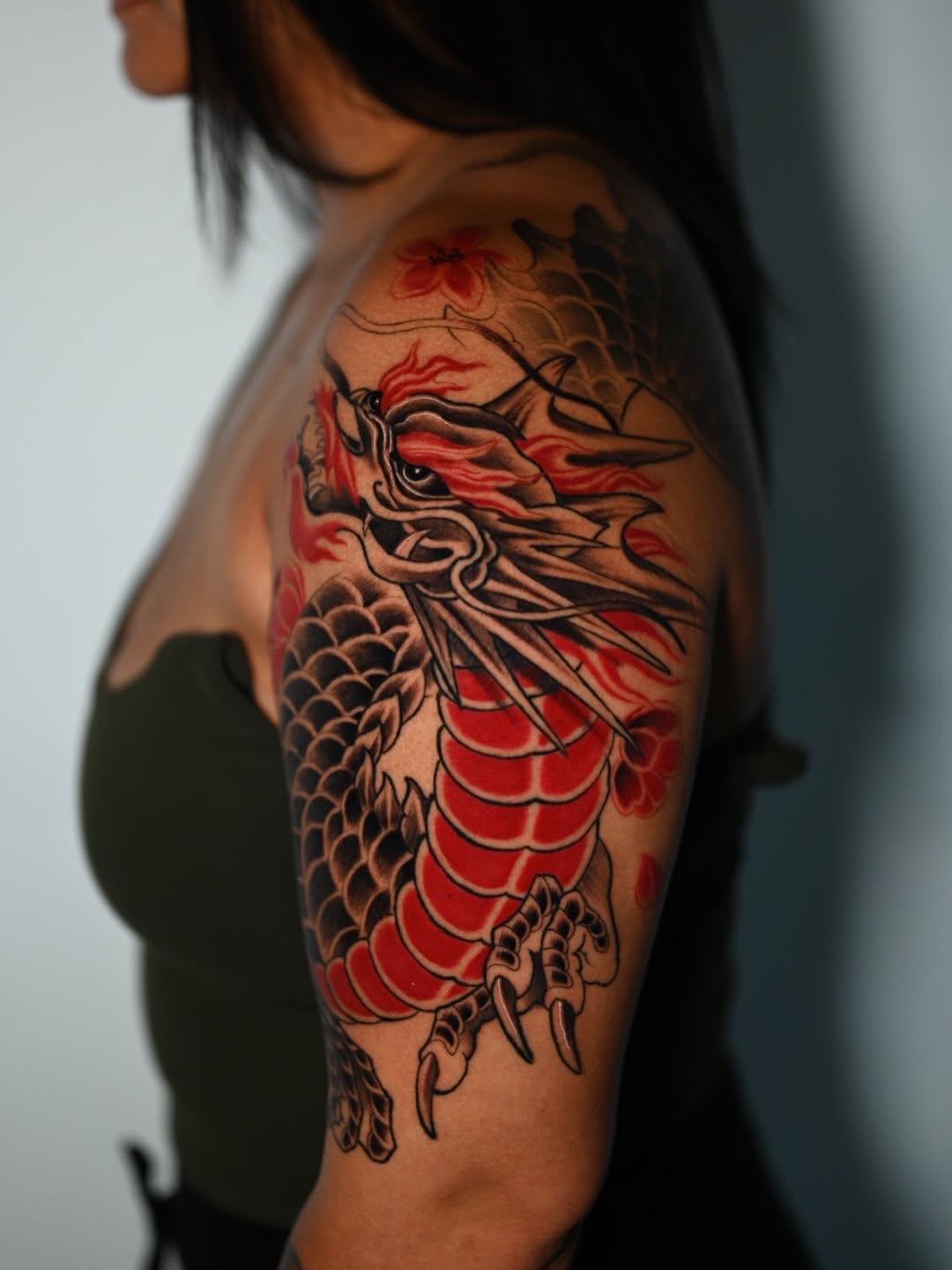 Tattoo by @tamnguyen1904 — japanese_irezumi, black_and_grey