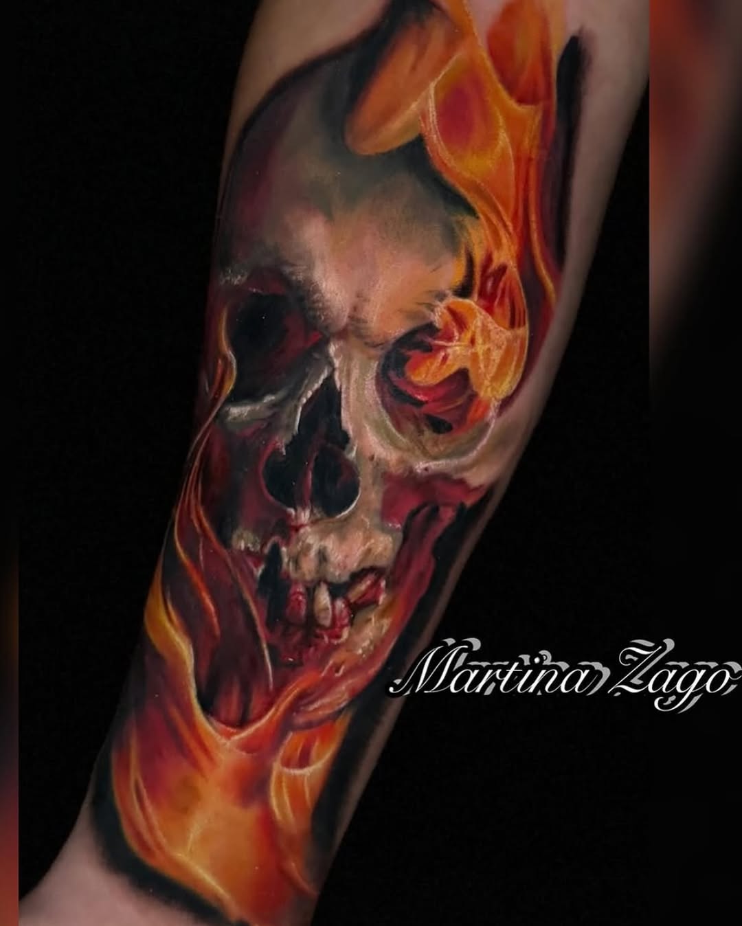 Tattoo by @martinazago_tattoo — realism, dark_realism