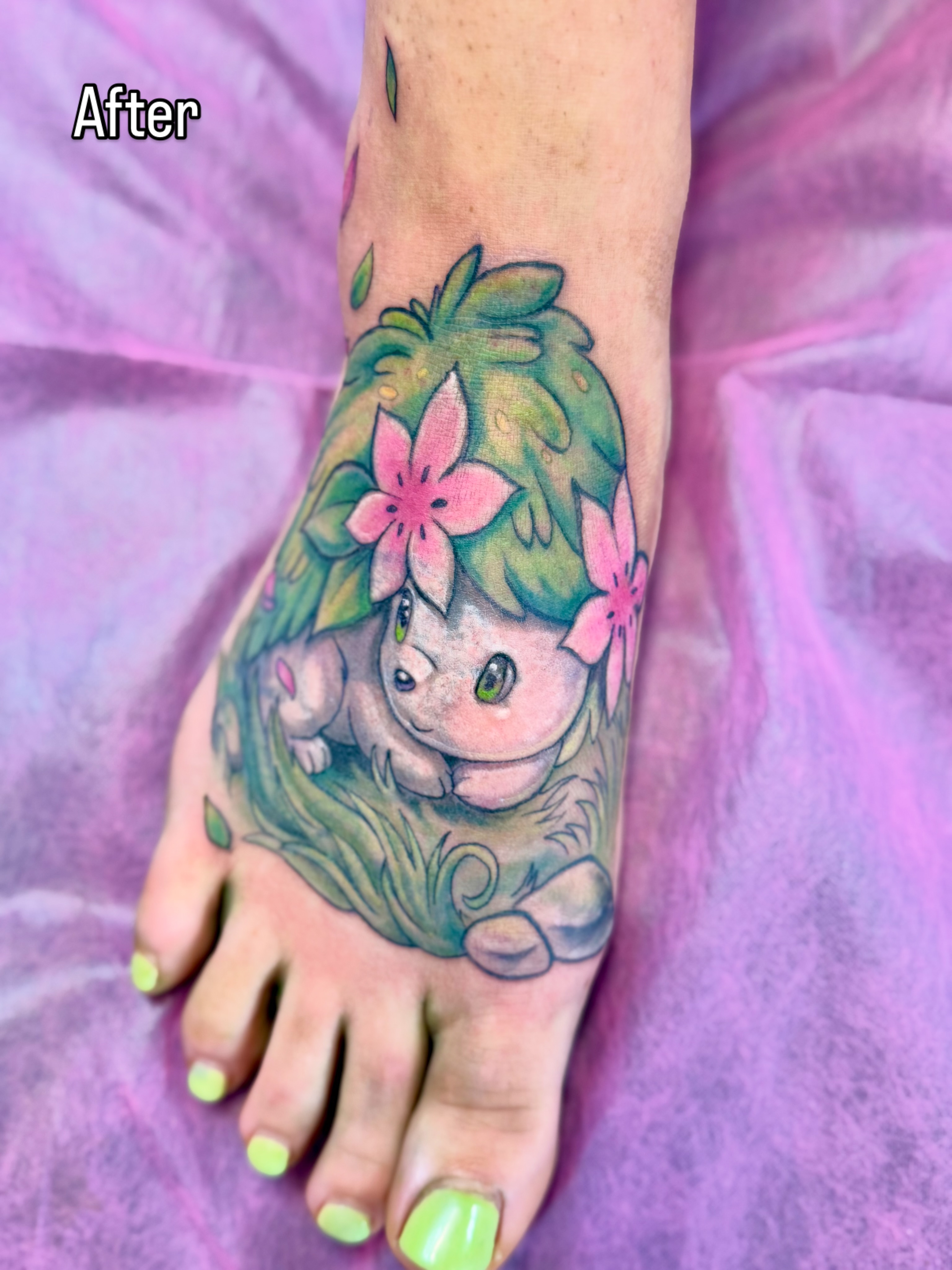 Tattoo by @thedavidlibert — watercolor