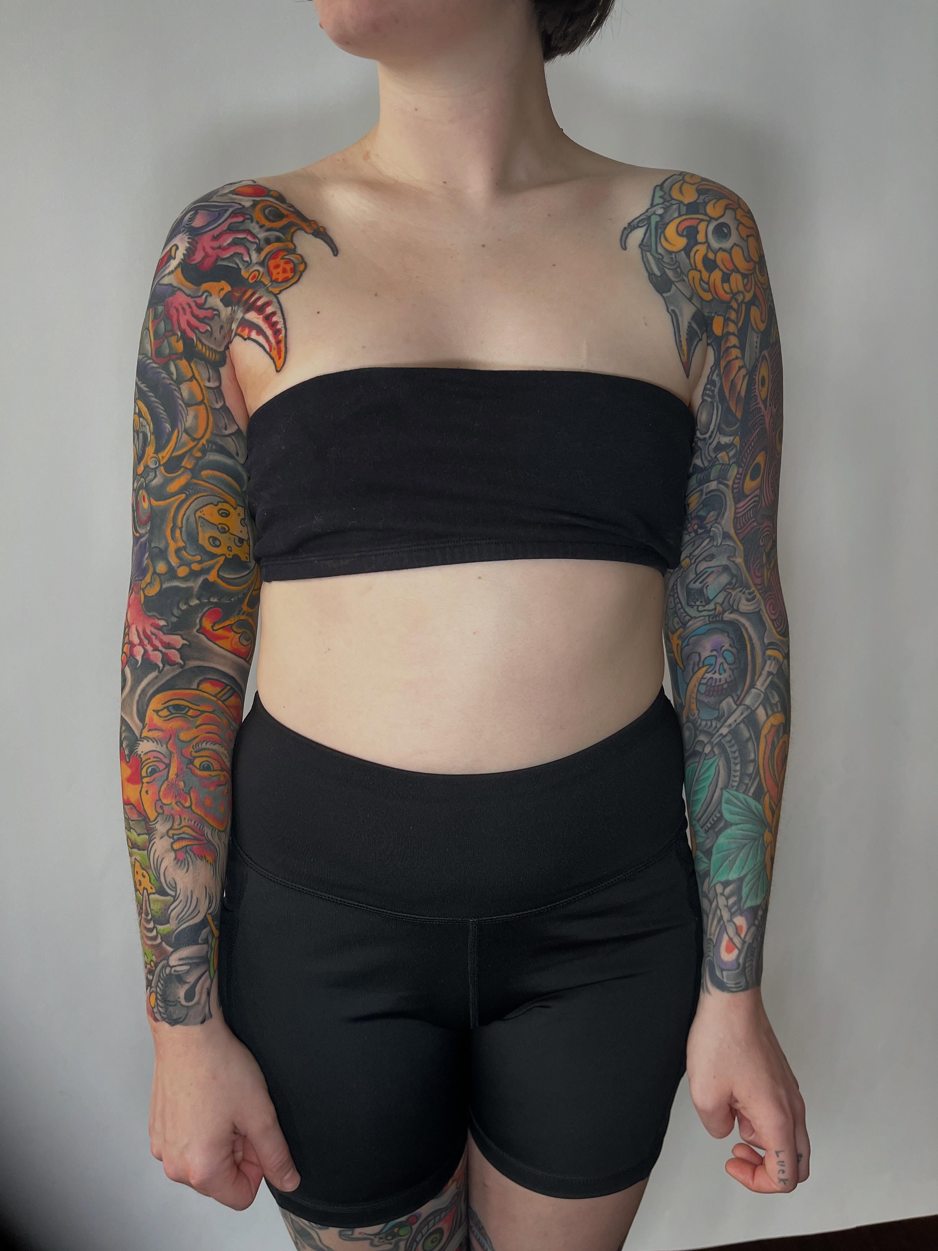 Tattoo by @crookedrain_crookedrain — american_traditional, dotwork