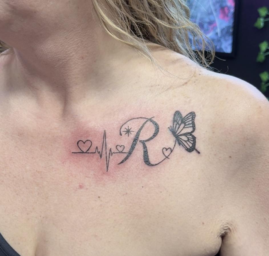 Tattoo by @megan_garvison — fine_line, lettering_script