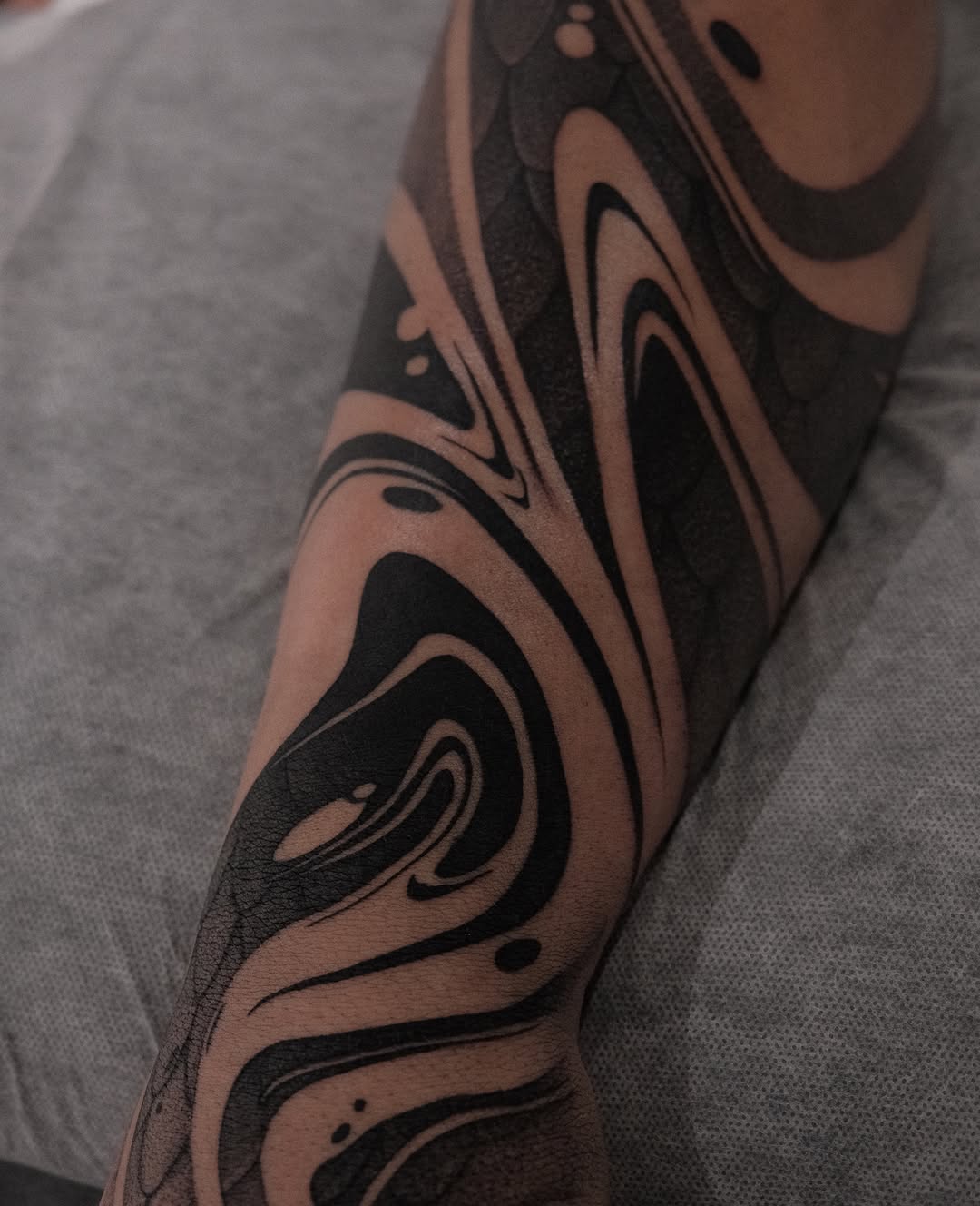 Tattoo by @who_is_ryu — blackwork, geometric