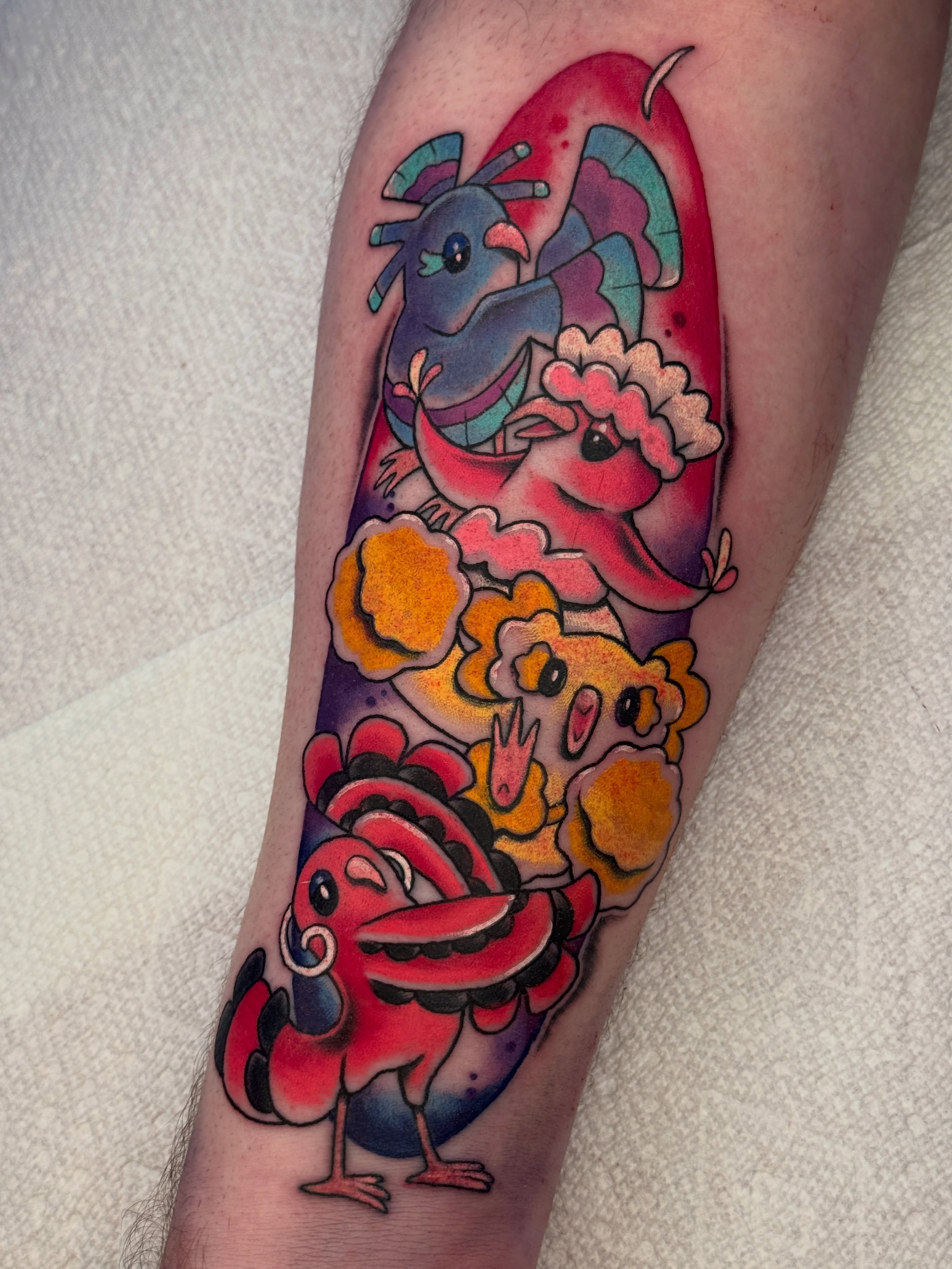 Tattoo by @41tat2angel — new_school, dotwork