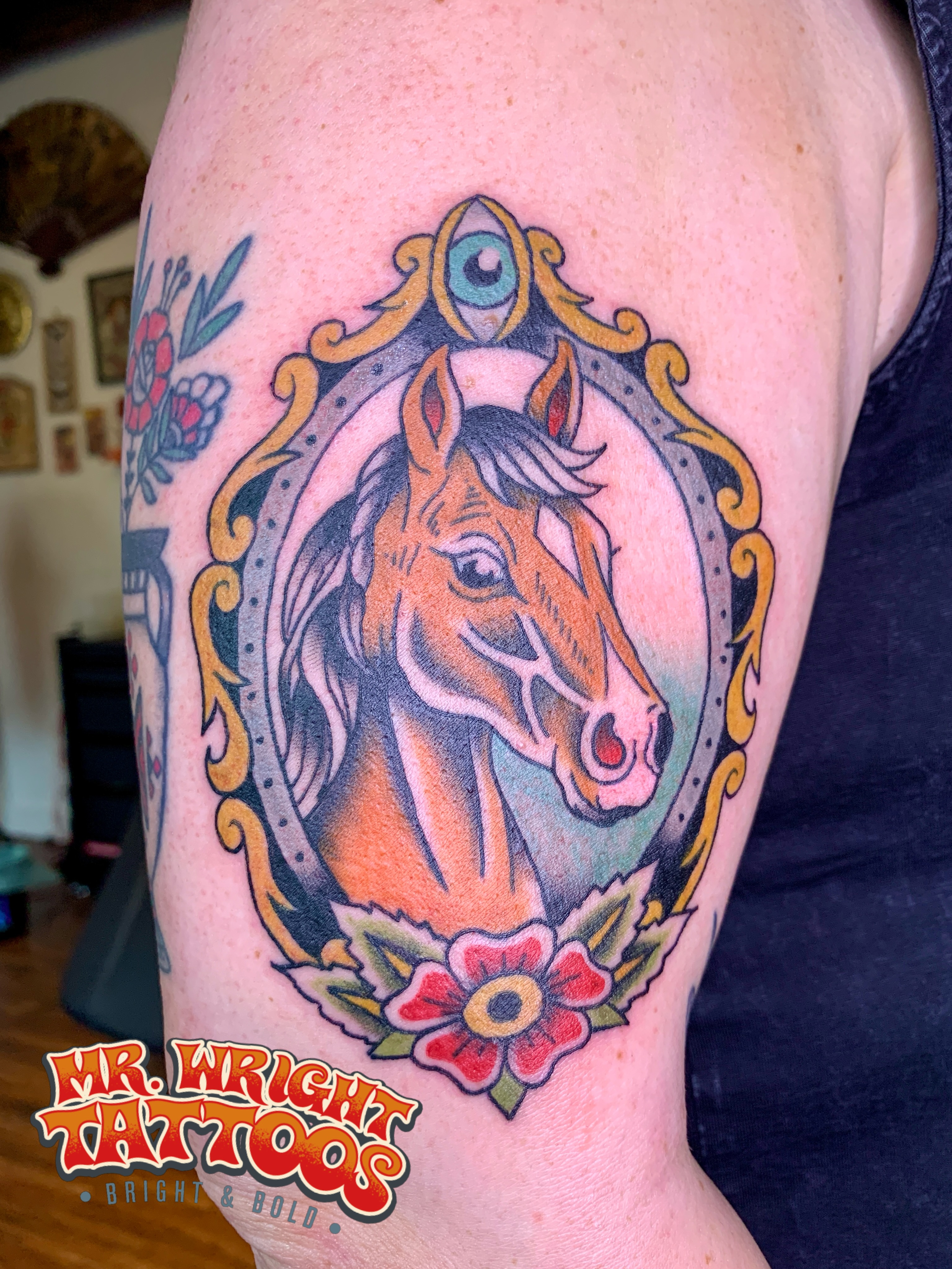 Tattoo by @mr.wrighttattoos — american_traditional, dotwork