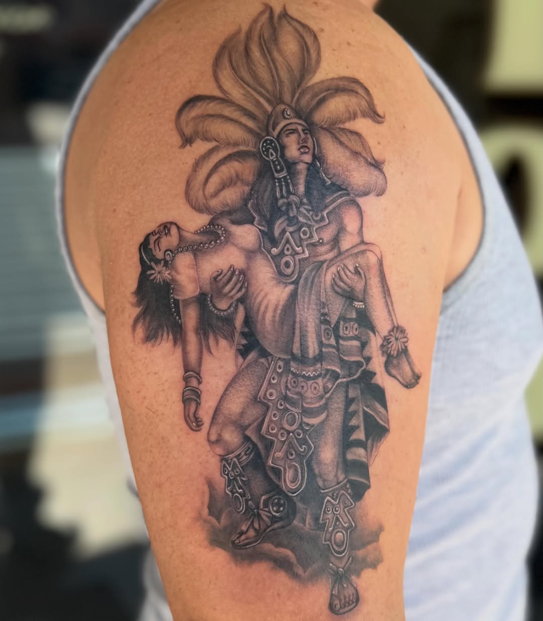 Tattoo by @heidiestradatattoos — black_and_grey, realism