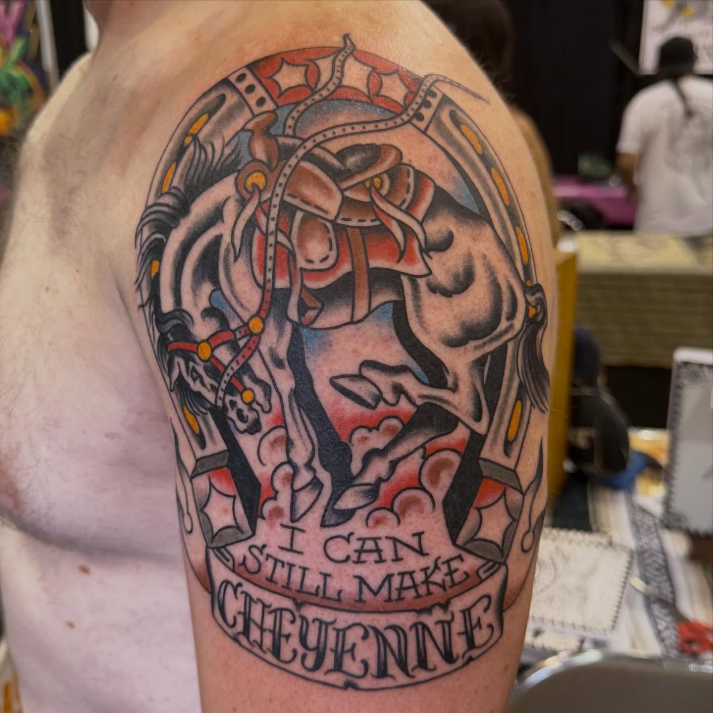Tattoo by @chris_de_armas — american_traditional, dotwork