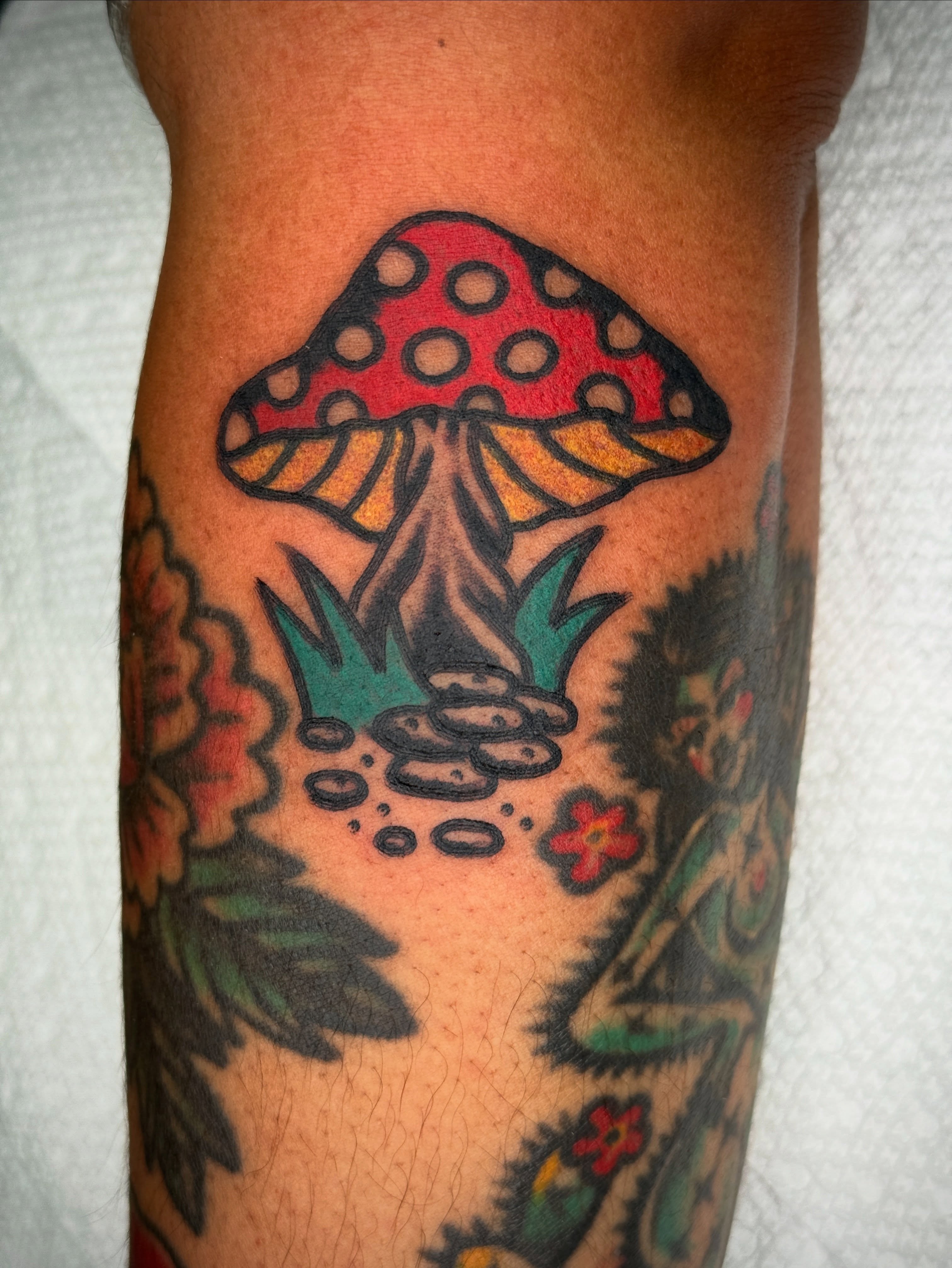 Tattoo by @trash.fires — american_traditional