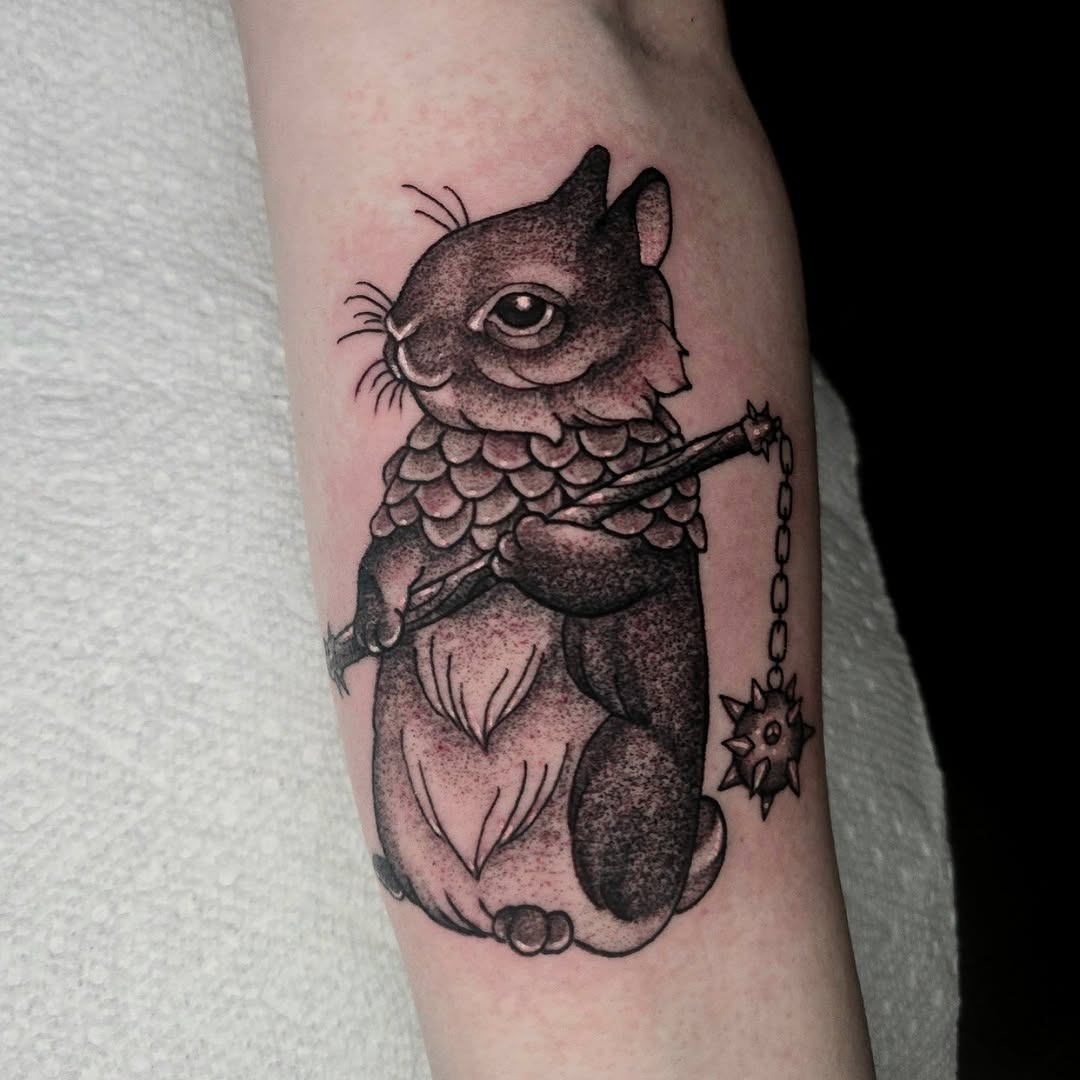 Tattoo by @adisontattoos โ black_and_grey, illustrative